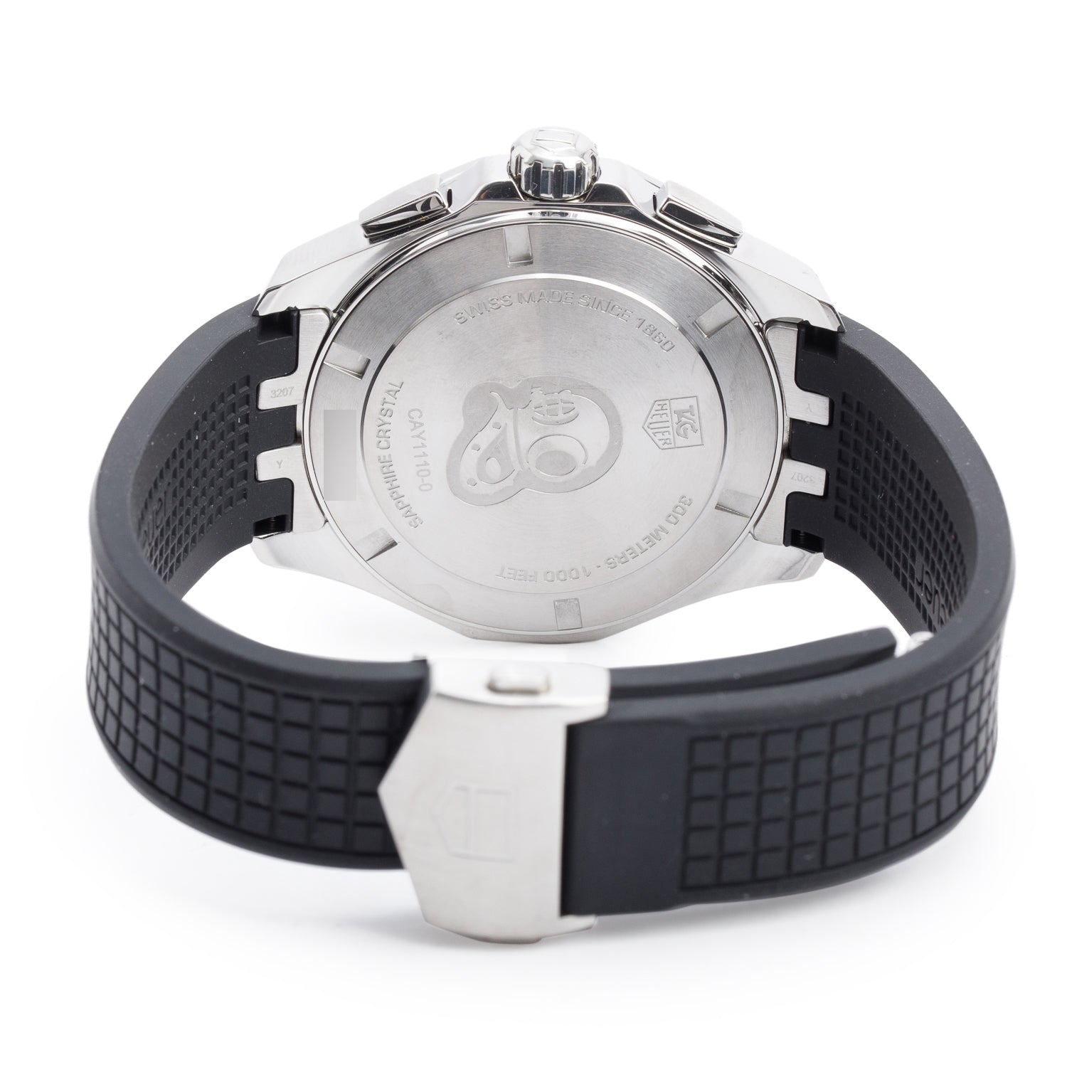 Tag Heuer Stainless Steel Aquaracer 43 MM Chronograph Watch CAY1110-0 w/ Box & Papers