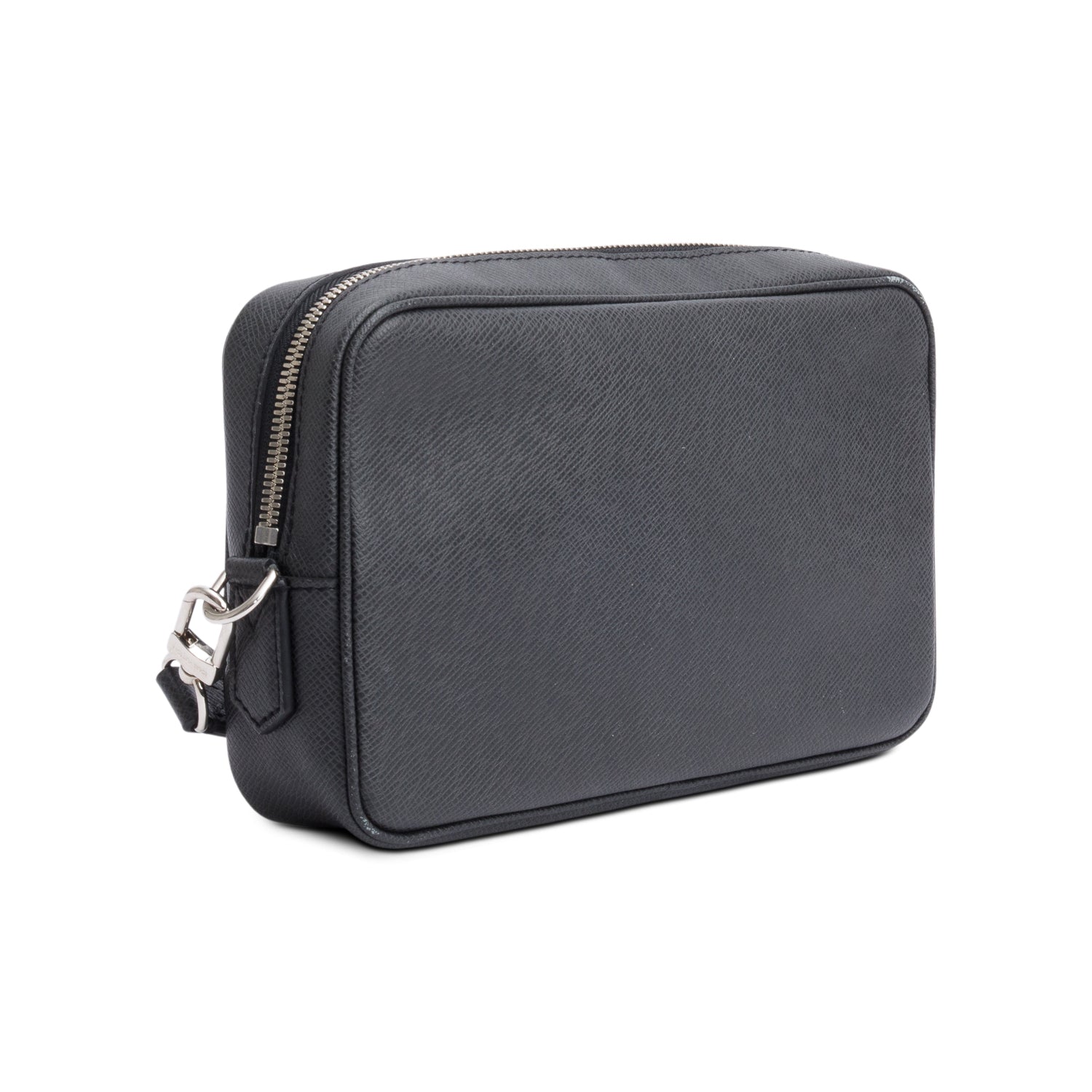 Louis Vuitton Black Taiga Leather Pochette Kasai