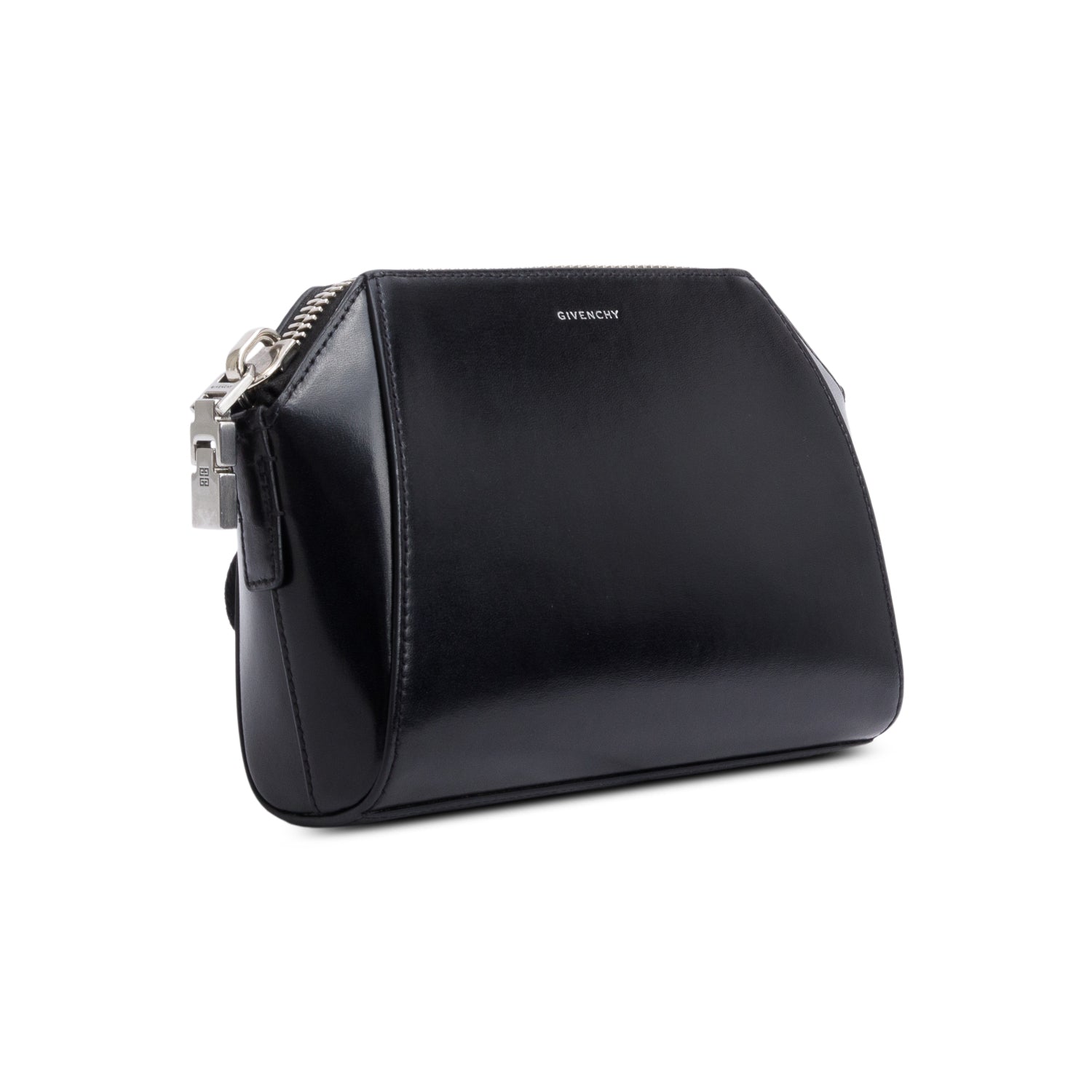 Givenchy 2022 Black Box Leather Antigona Crossbody Bag