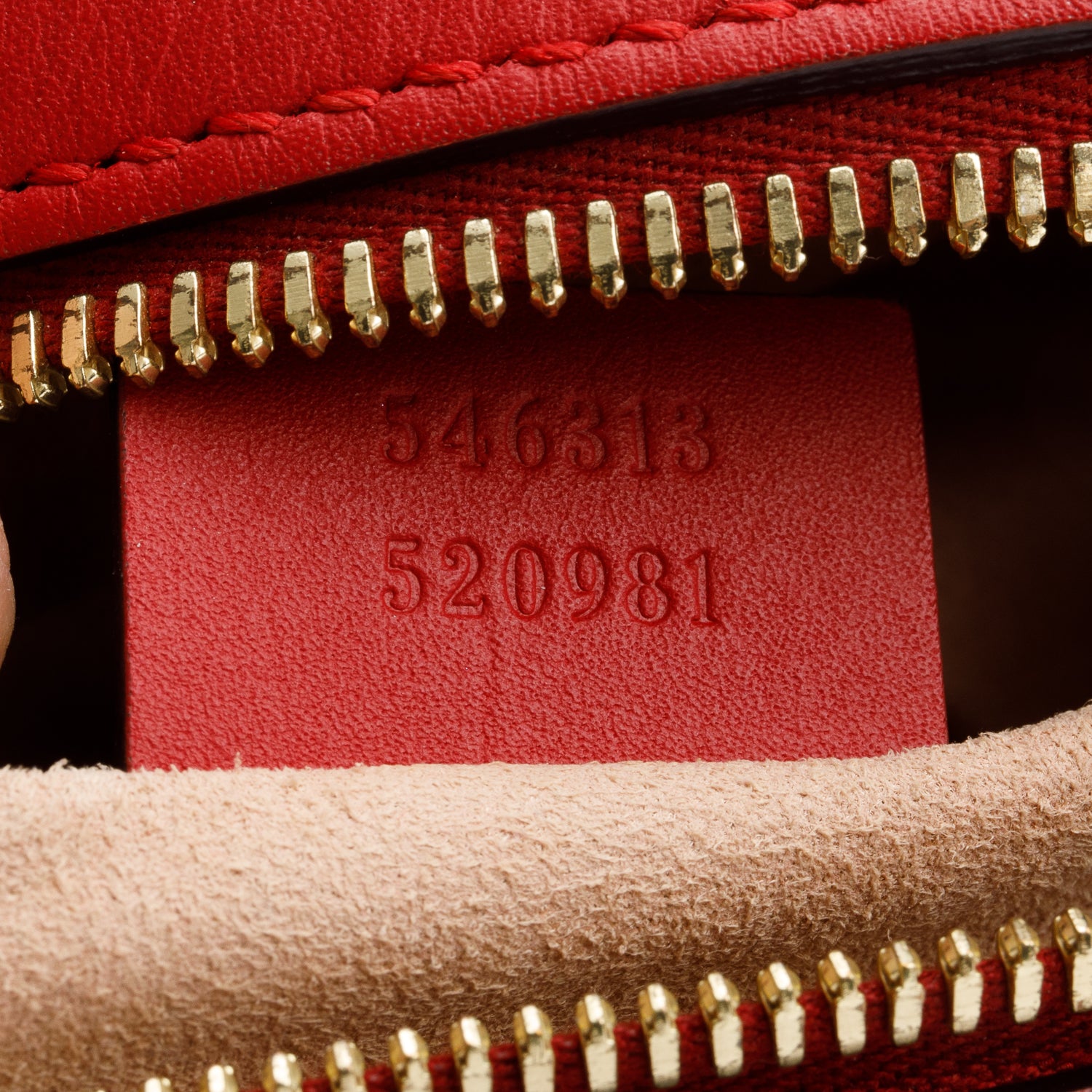 Gucci GG Supreme Red Leather Blooms Chain Crossbody Bag