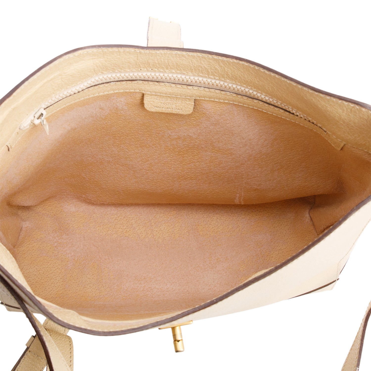 Celine Beige Grained Leather Camille 16 Small Shoulder Bag