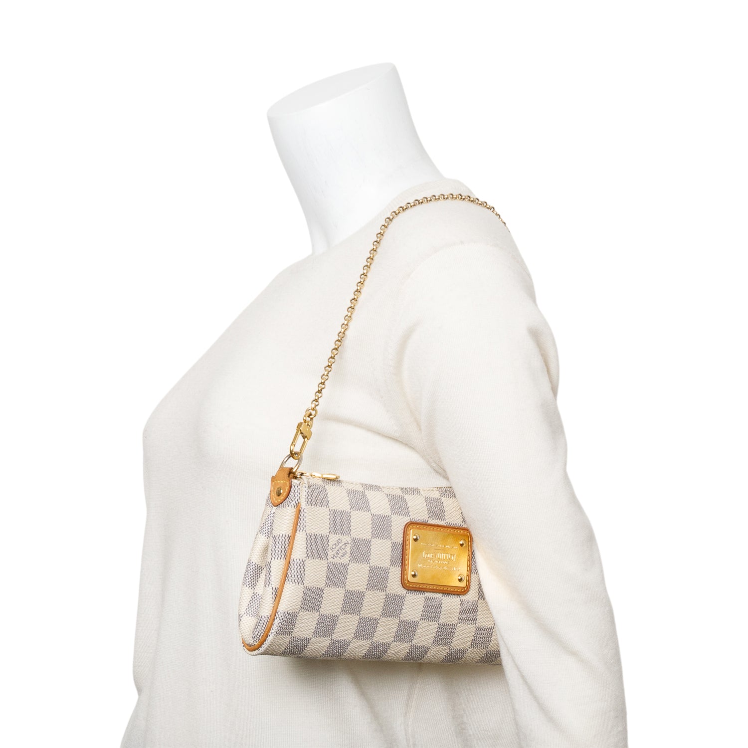 Louis Vuitton Damier Azur Eva Clutch