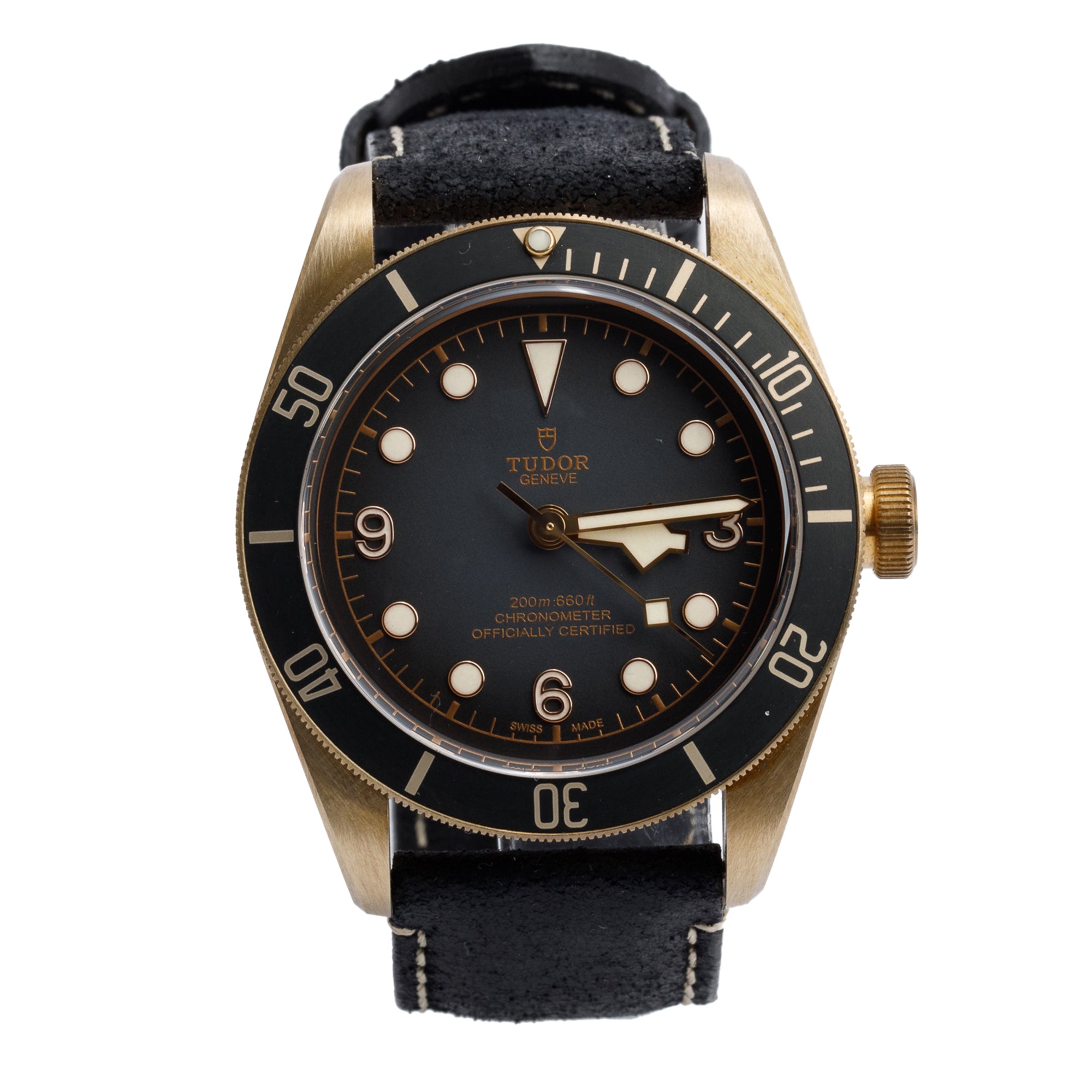 Tudor Bronze Black Bay 43 MM Automatic Watch 79250BA w/ Box & Papers