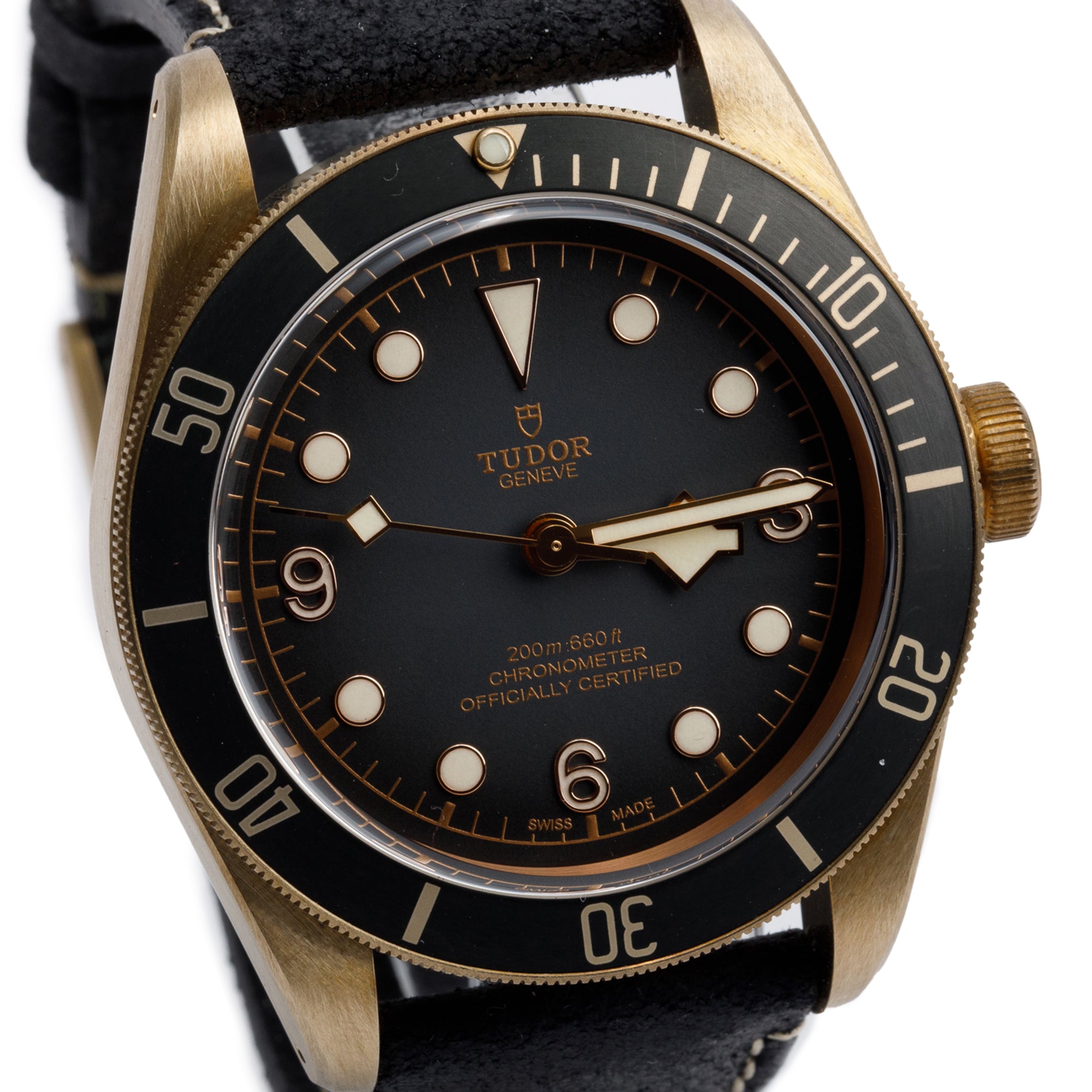 Tudor Bronze Black Bay 43 MM Automatic Watch 79250BA w/ Box & Papers