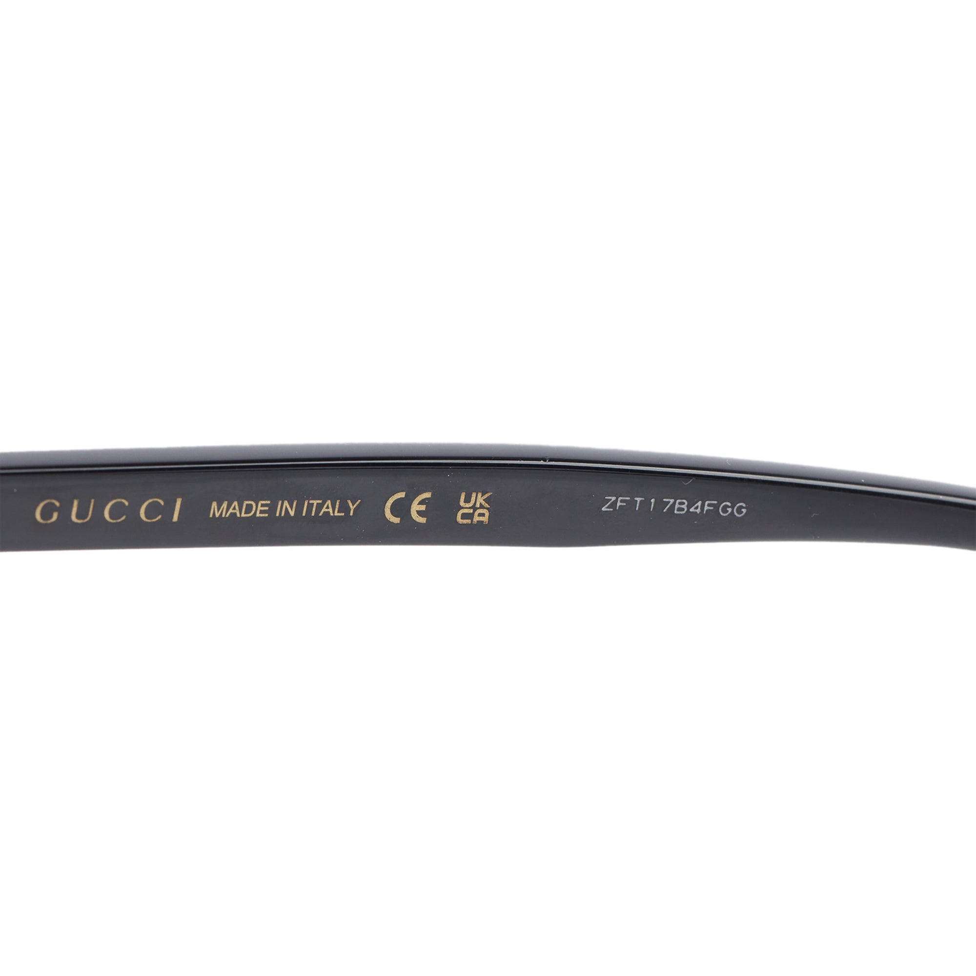 Gucci GG0022S Black Acetate Square Sunglasses w/ Case