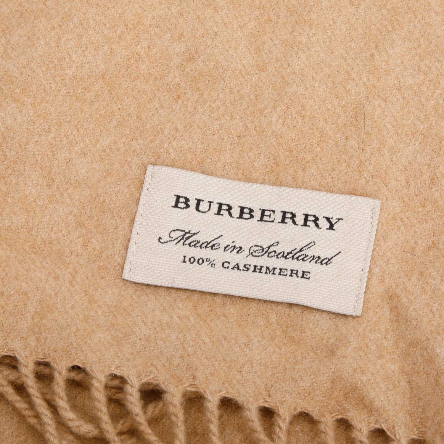 Burberry Beige Cashmere Scarf