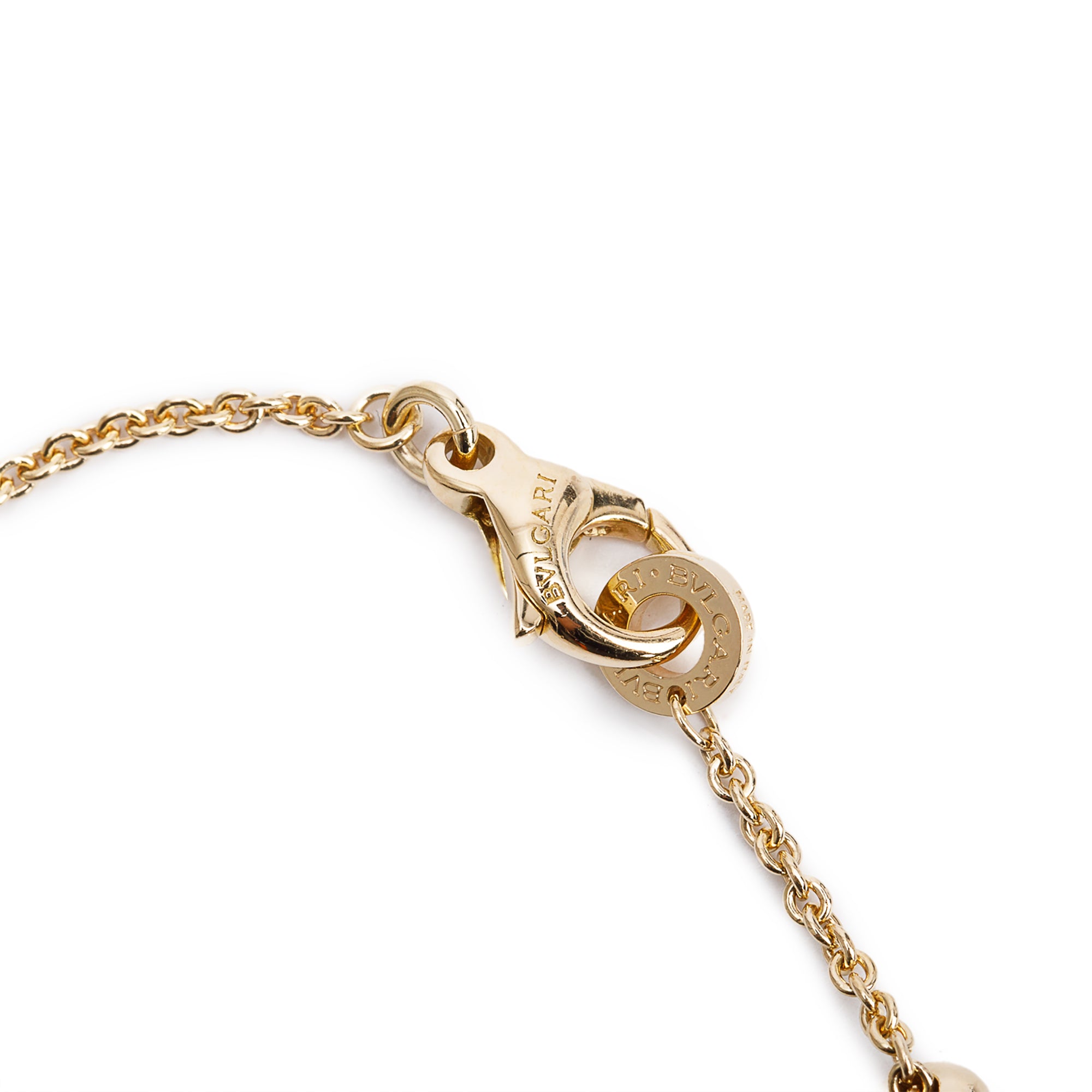 BVLGARI 18k Yellow Gold B.Zero1 Tassel Pendant Necklace