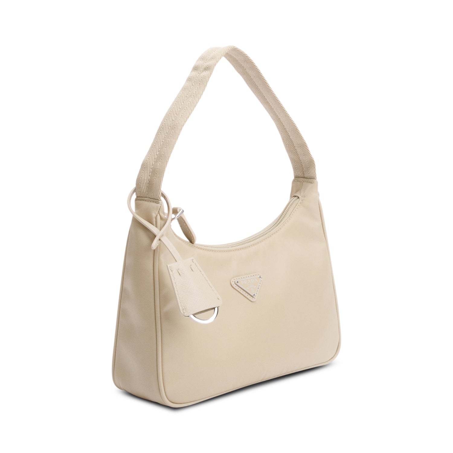 Prada 2022 Beige Re-Edition 2000 Re-Nylon Mini Bag w/ Box & Authenticity Card