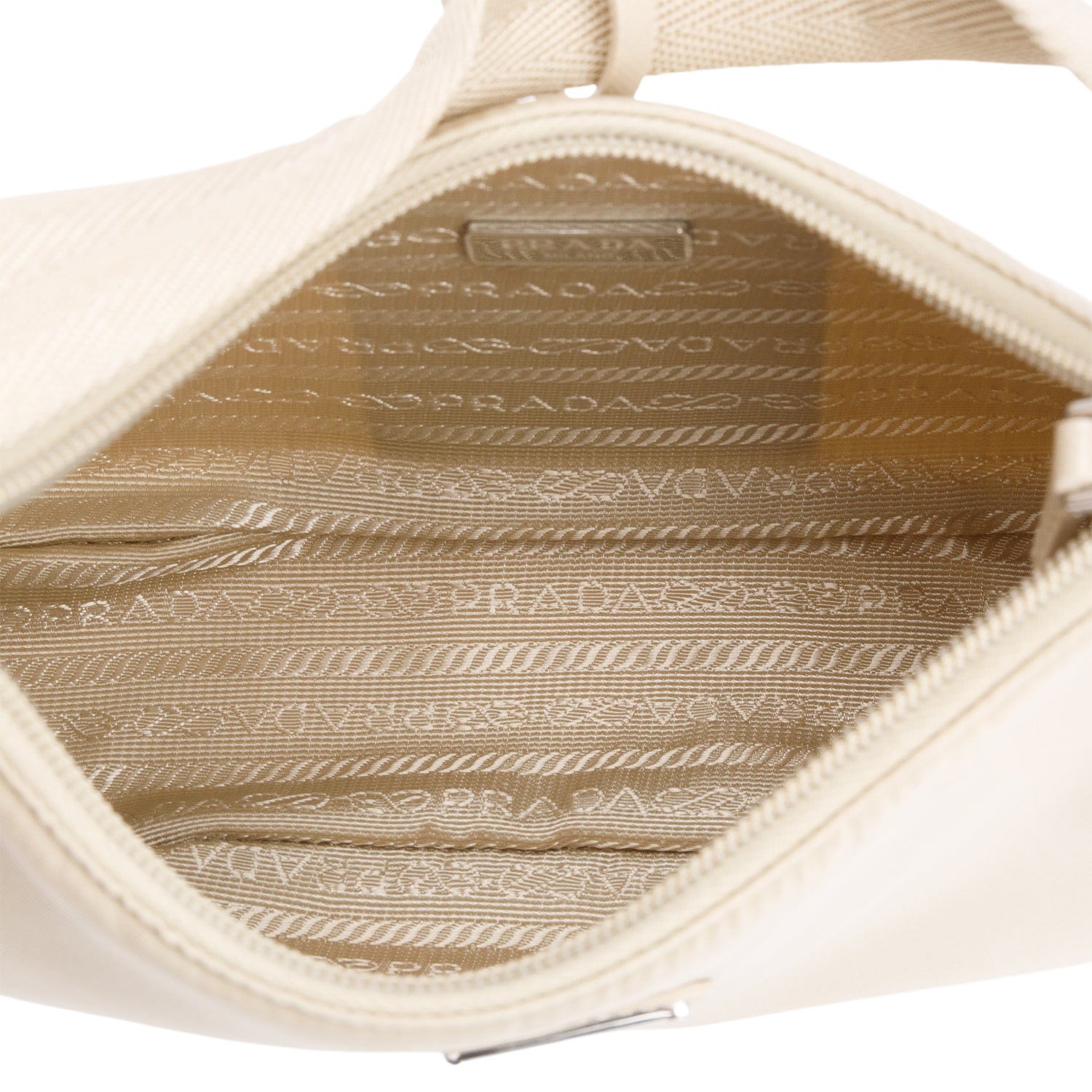Prada 2022 Beige Re-Edition 2000 Re-Nylon Mini Bag w/ Box & Authenticity Card