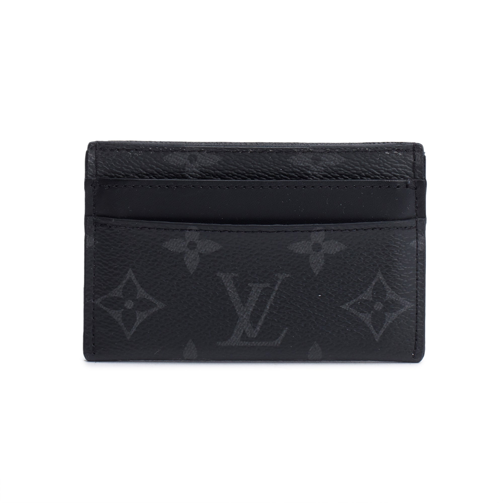 Louis Vuitton Monogram Eclipse Double Card Holder w/ Box
