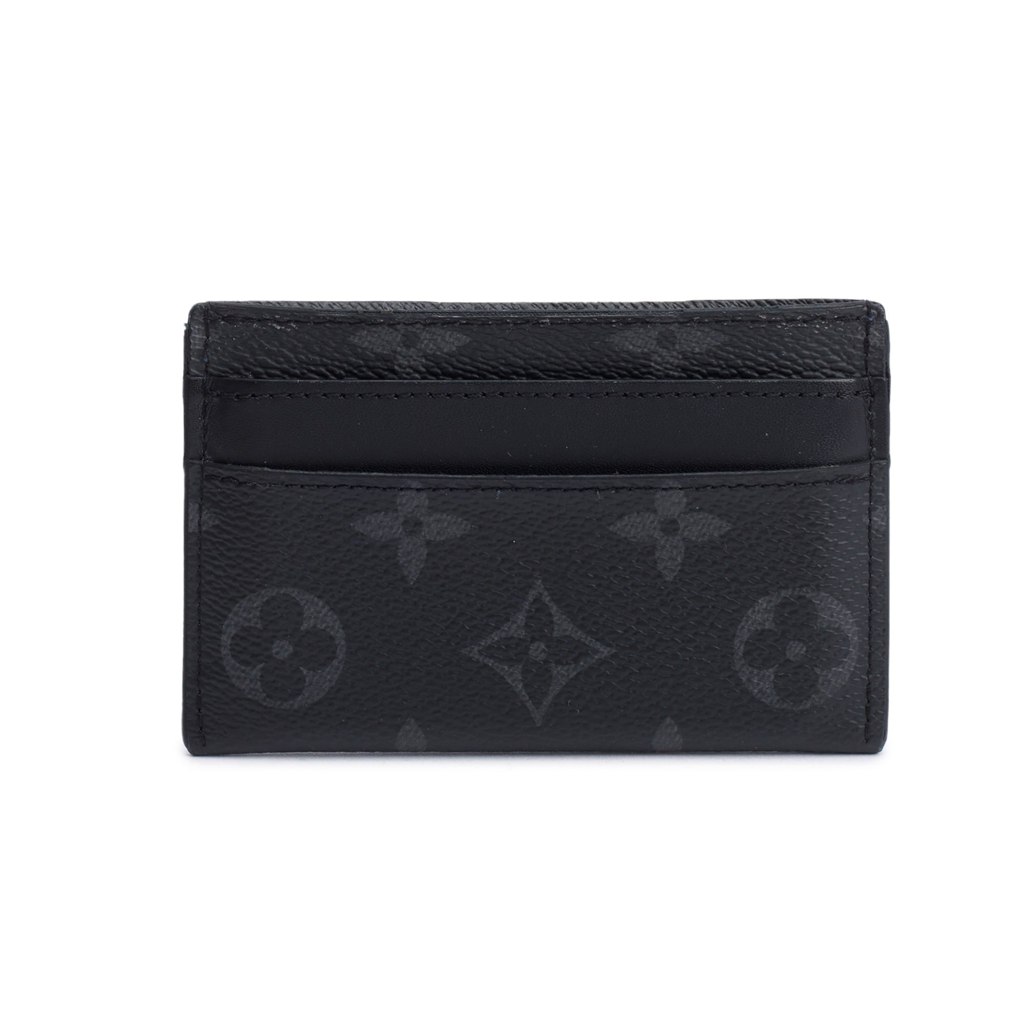 Louis Vuitton Monogram Eclipse Double Card Holder w/ Box