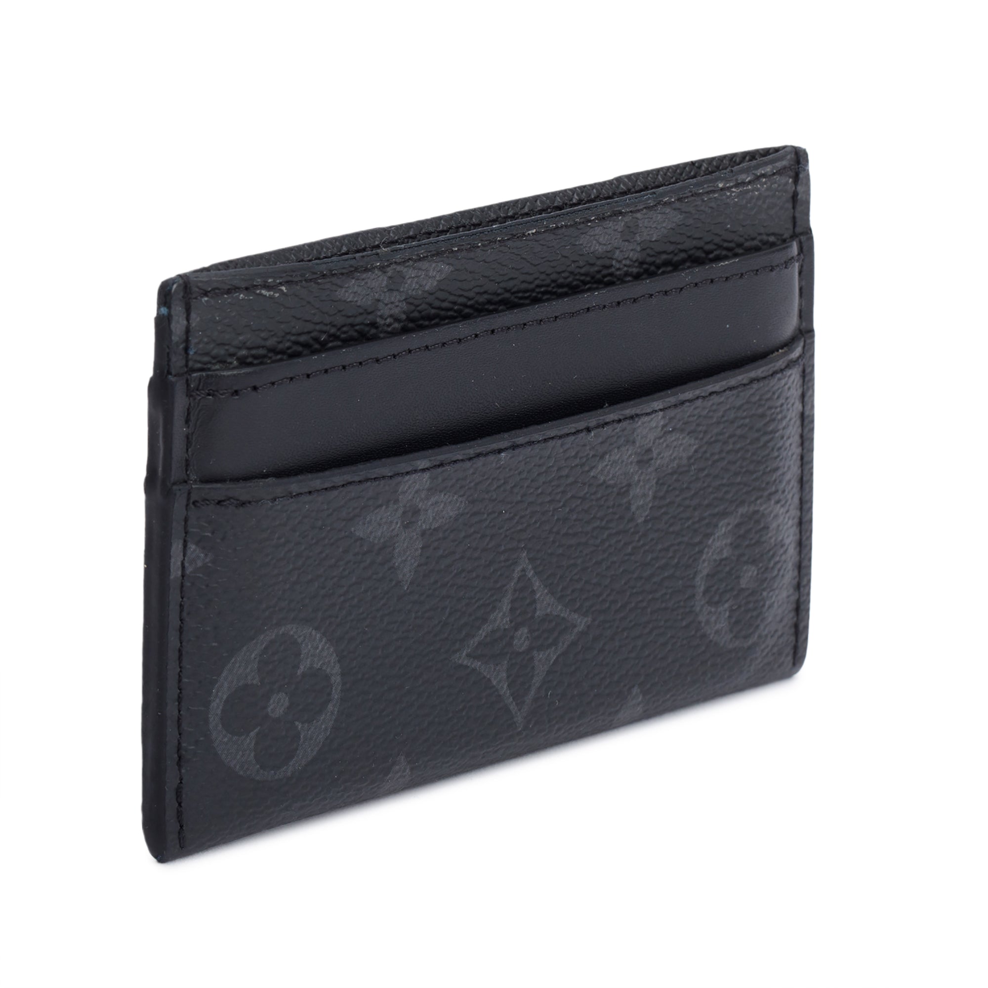 Louis Vuitton Monogram Eclipse Double Card Holder w/ Box