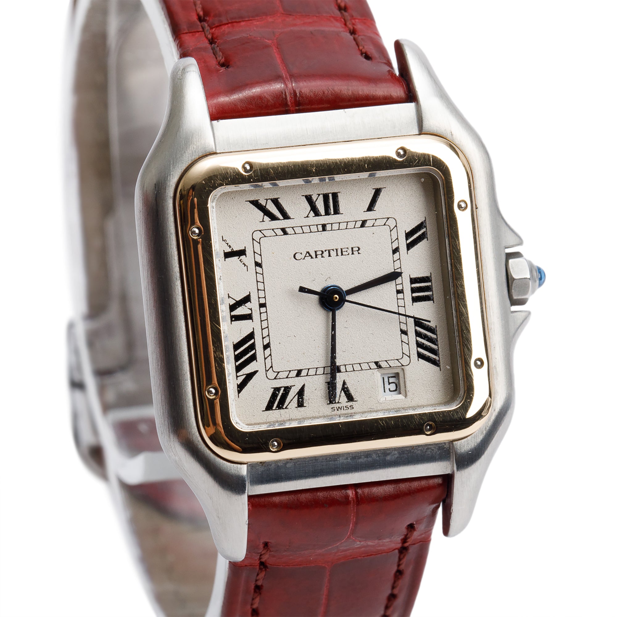 Cartier Stainless Steel & 18k Yellow Gold Panthere de Cartier Watch, Medium Model, 1100 w/ Box