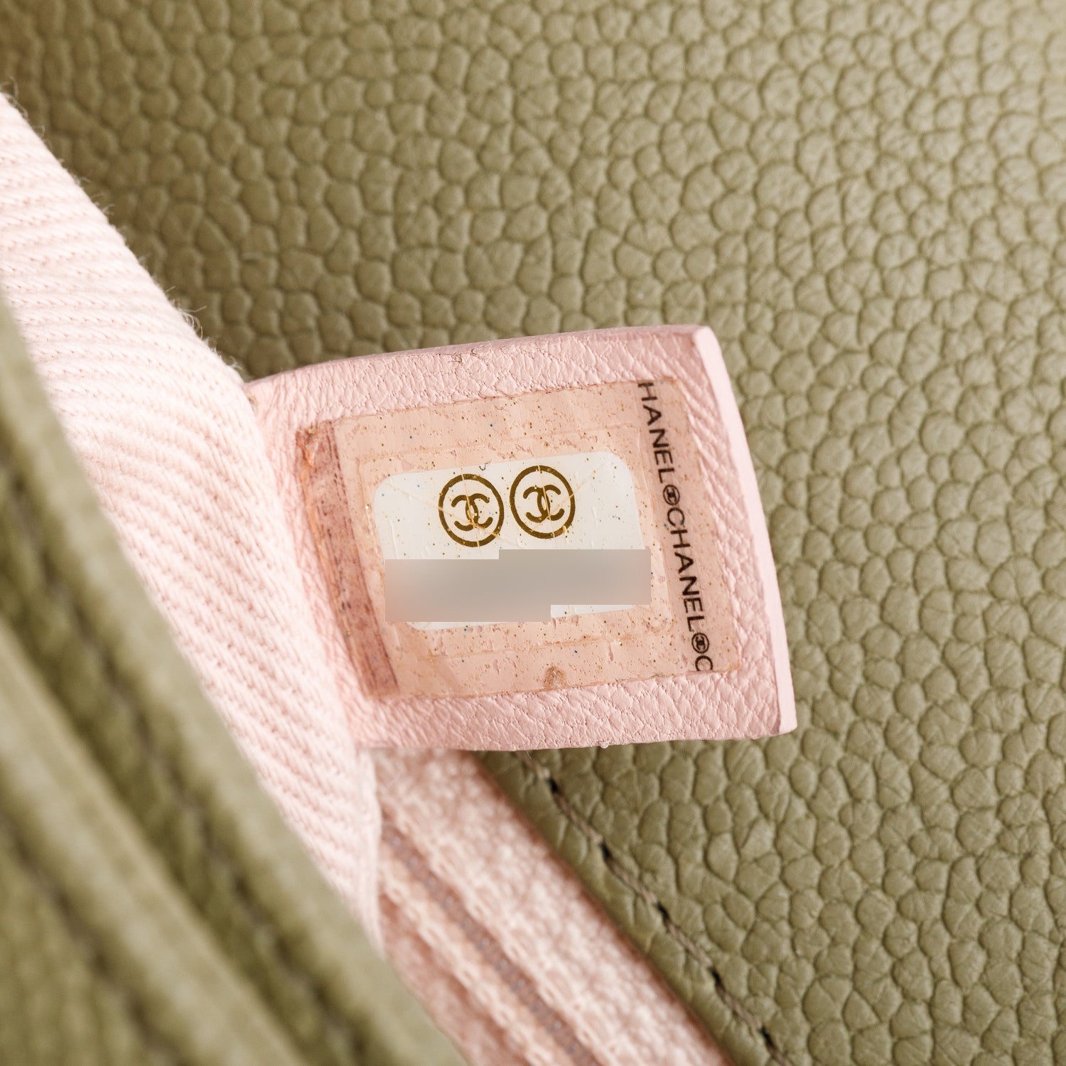 Chanel Green Caviar Paris-Cuba Thread Around Flap Bag w/ Authenticity Card