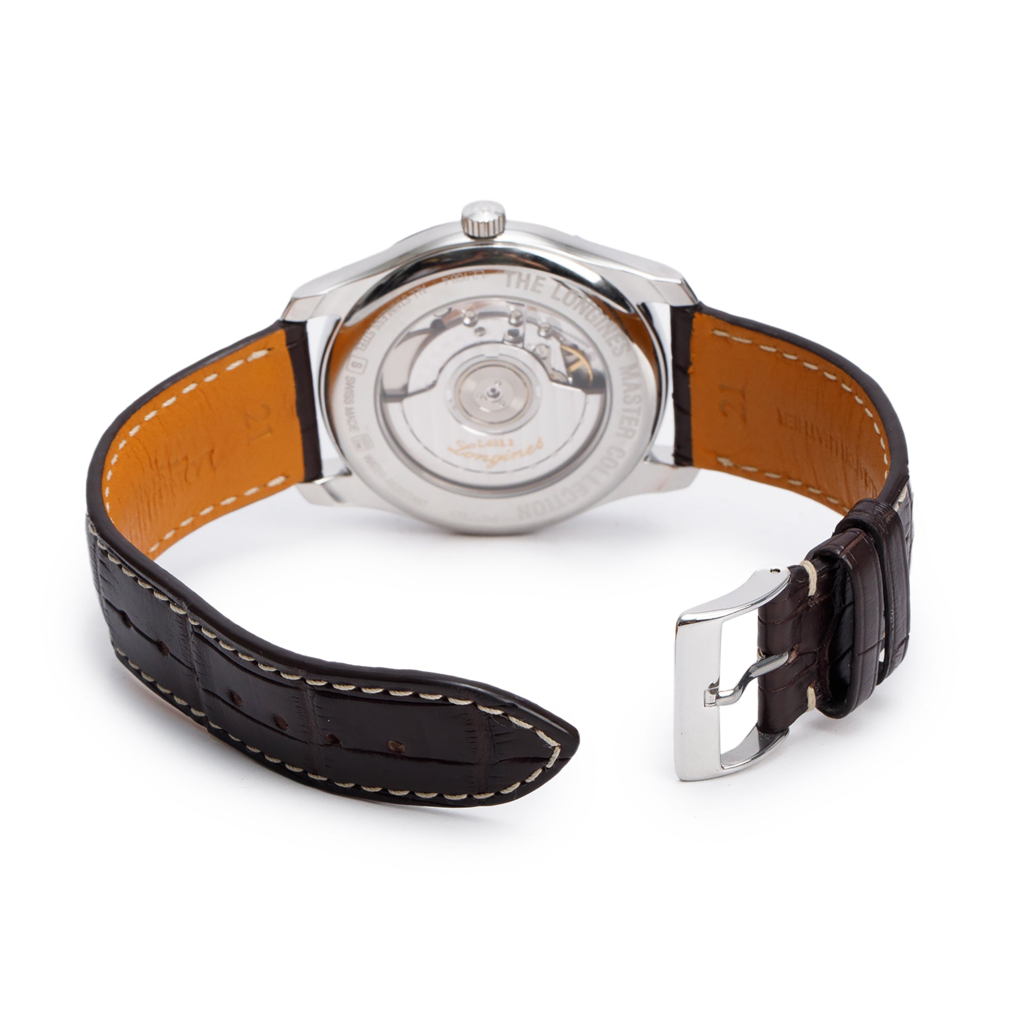 Longines Stainless Steel Master Collection 40 MM Automatic Watch w/ Box & Papers