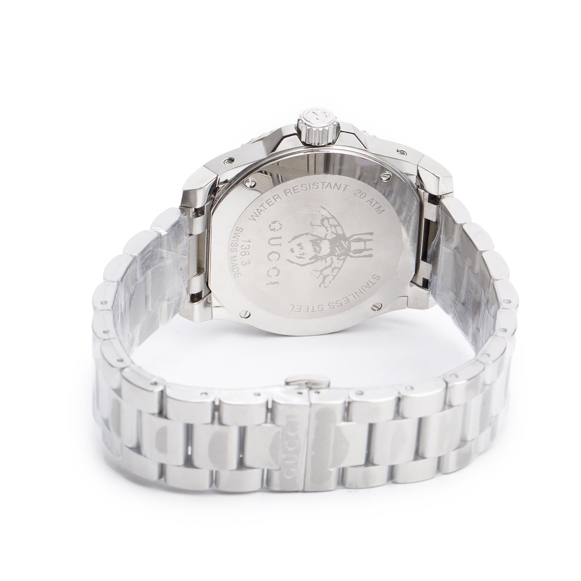 Gucci Stainless Steel 40 MM Dive Quartz Watch w/ Box