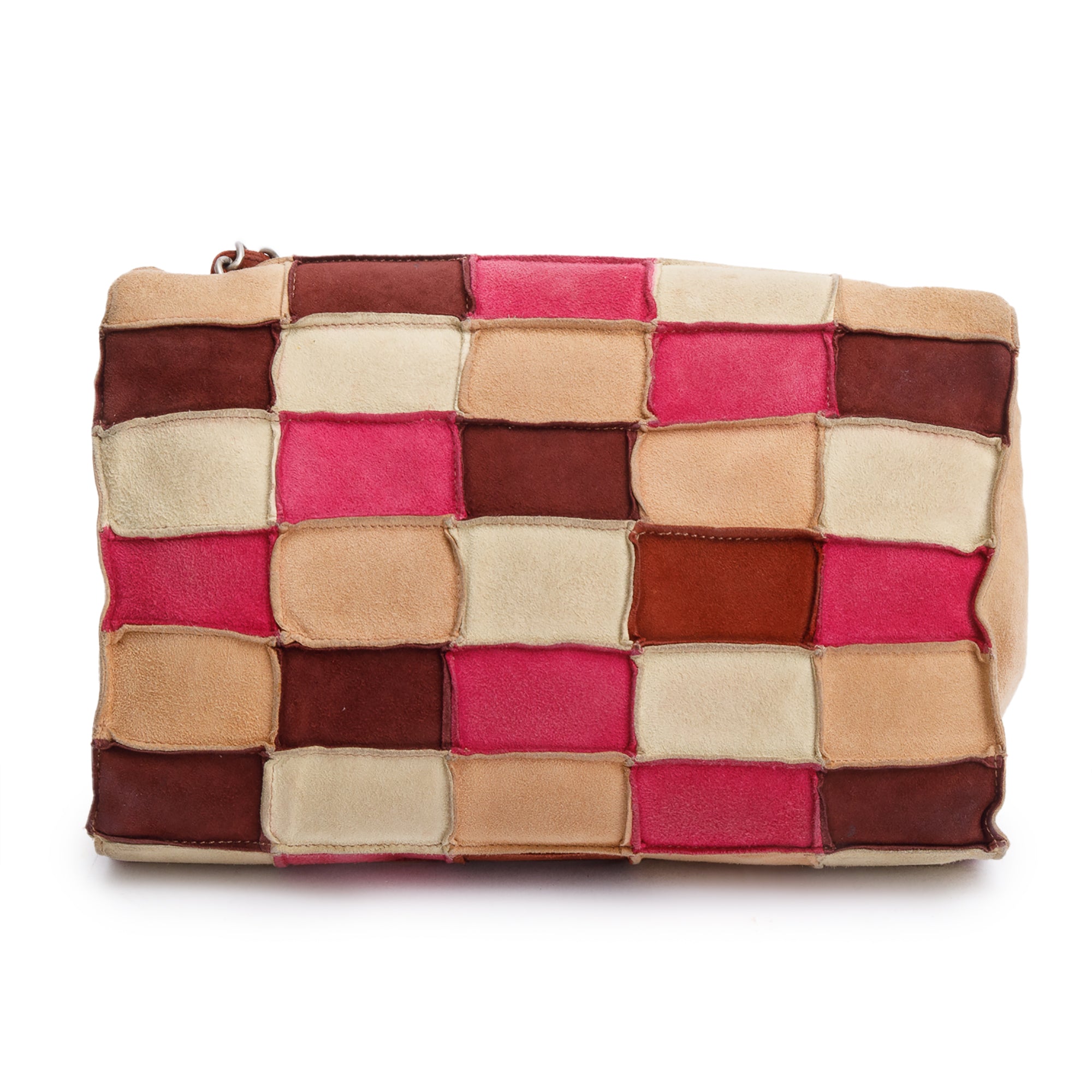 Chanel Multicolor Suede Patchwork Reissue Flap Bag w/ Authenticity Card
