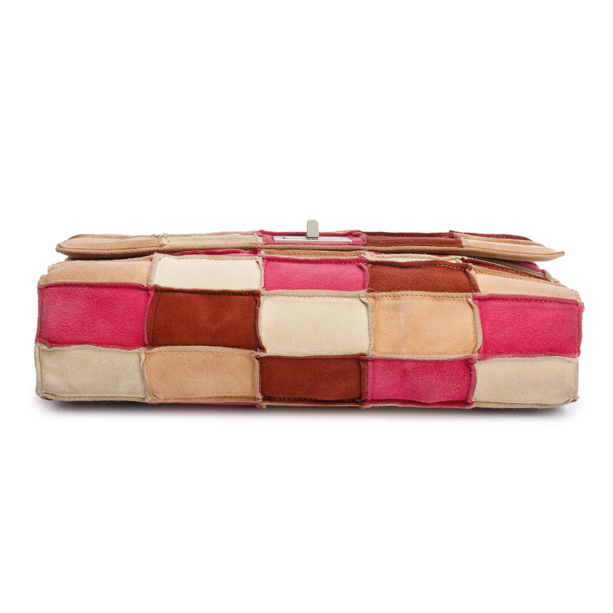 Chanel Multicolor Suede Patchwork Reissue Flap Bag w/ Authenticity Card