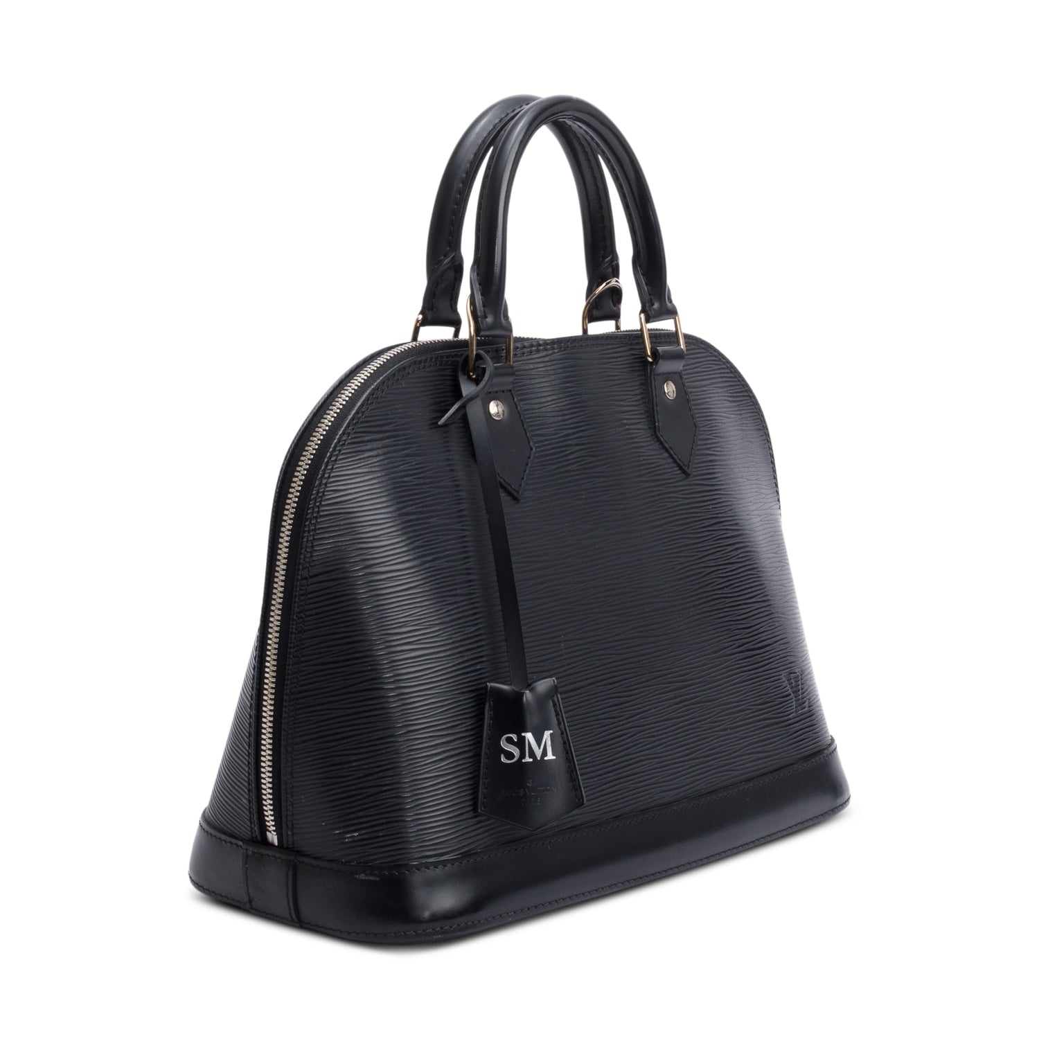 Louis Vuitton Black Epi Leather Alma PM