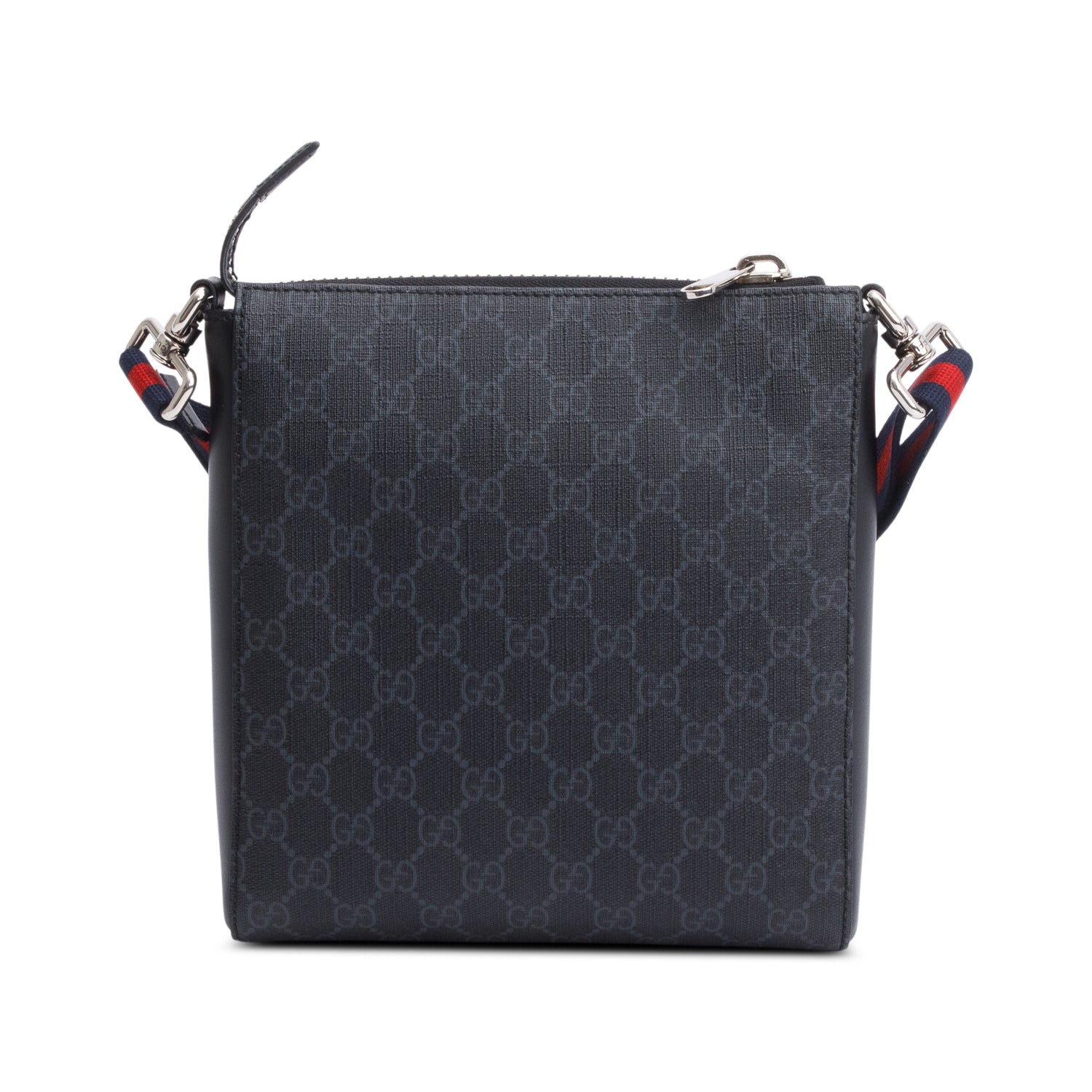 Gucci Black GG Supreme Small Messenger Bag