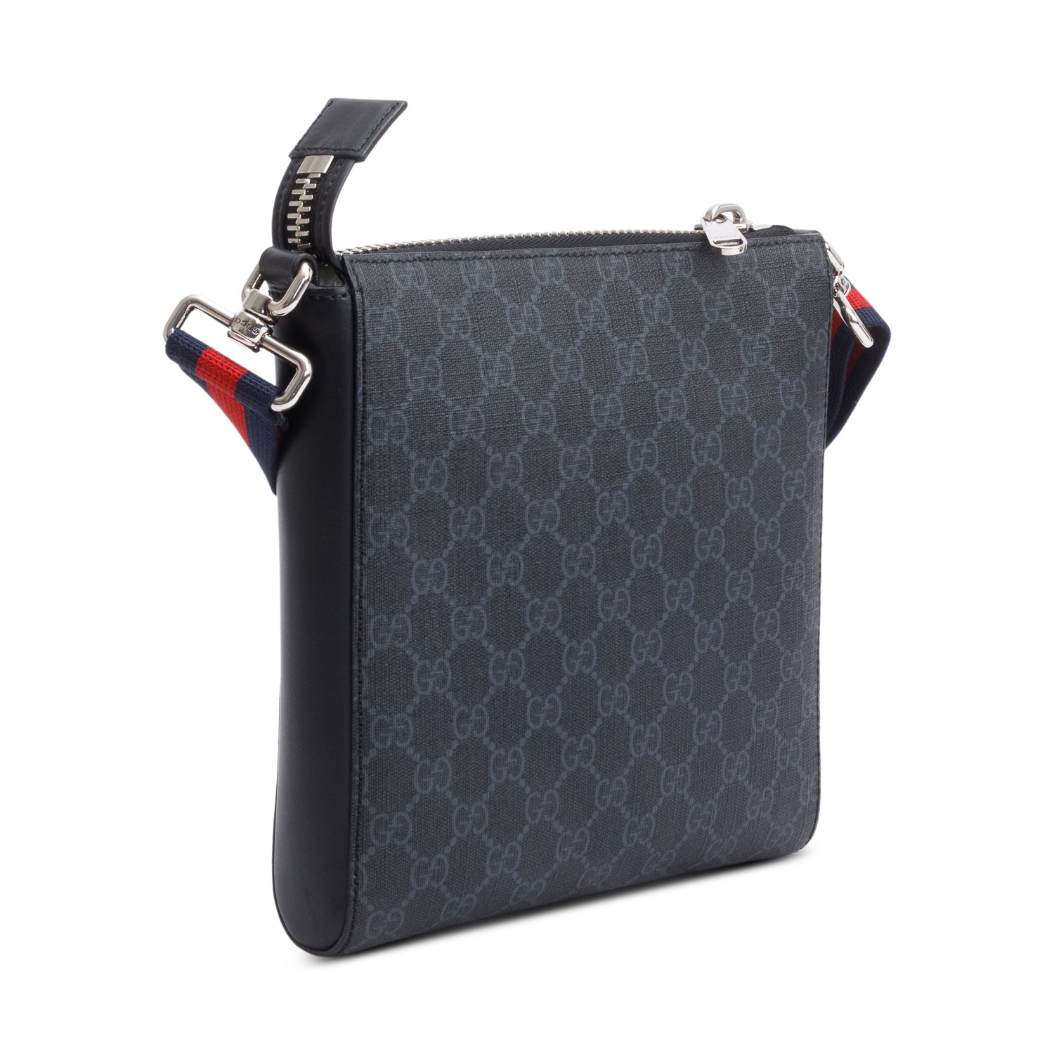 Gucci Black GG Supreme Small Messenger Bag
