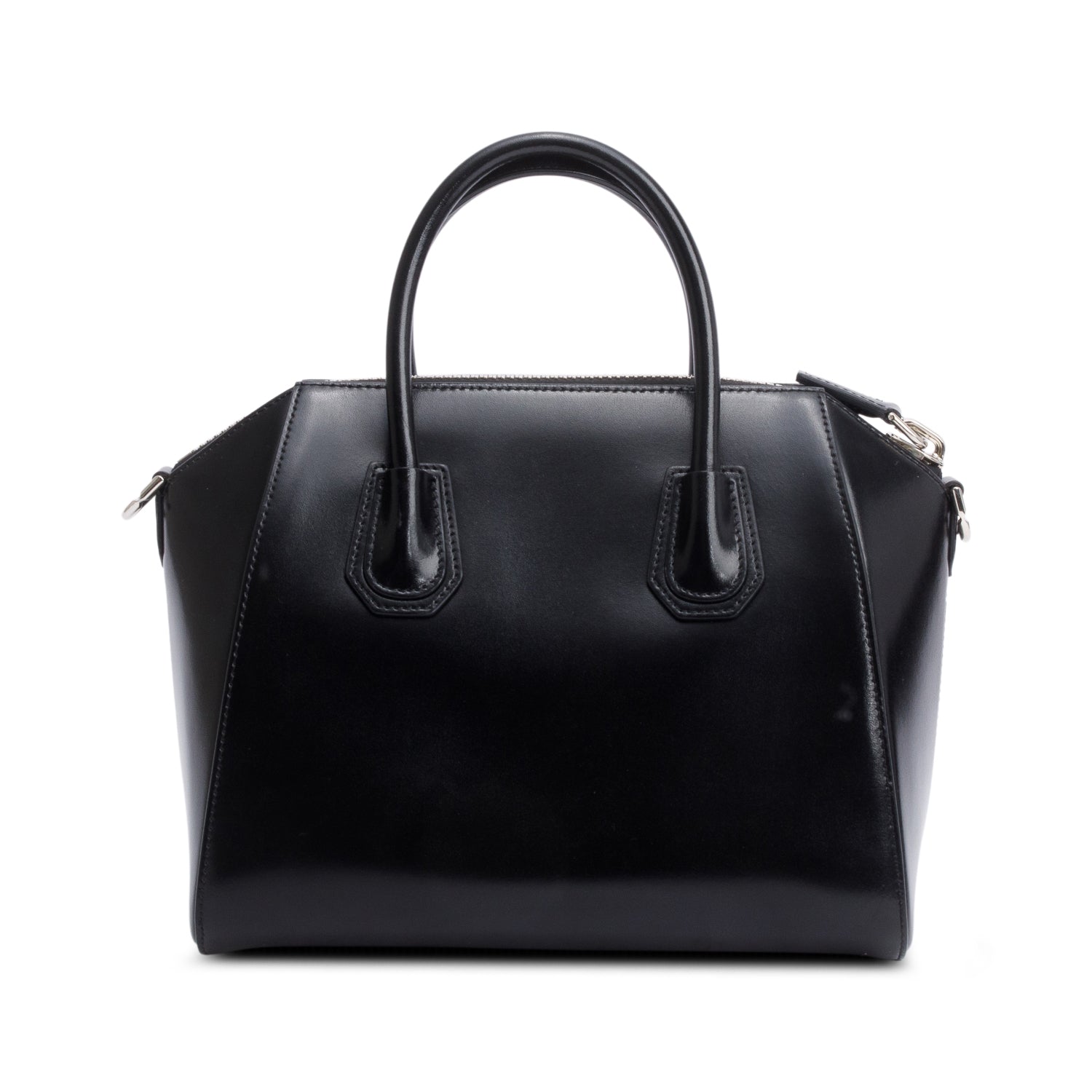 Givenchy Black Smooth Leather Small Antigona Satchel