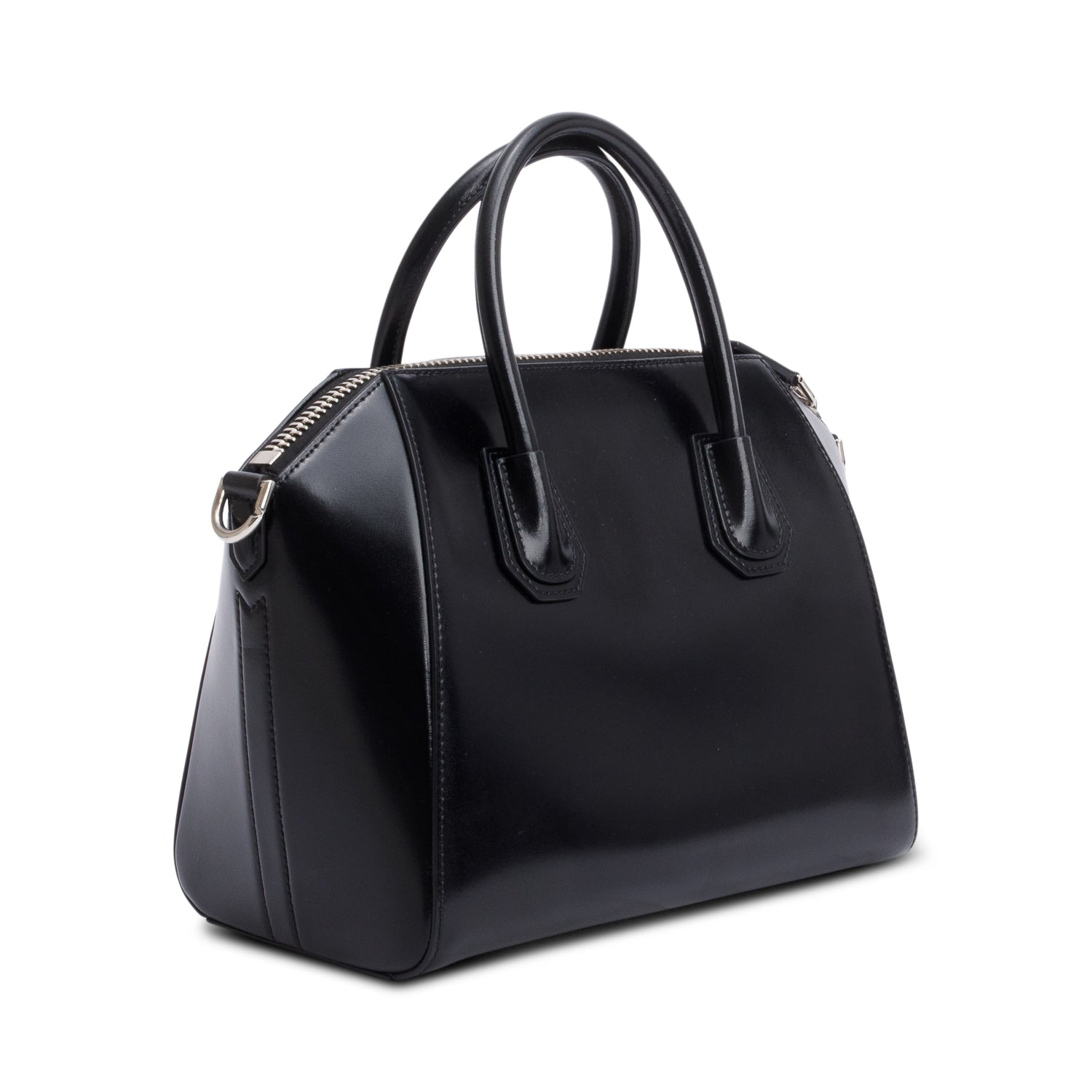 Givenchy Black Smooth Leather Small Antigona Satchel