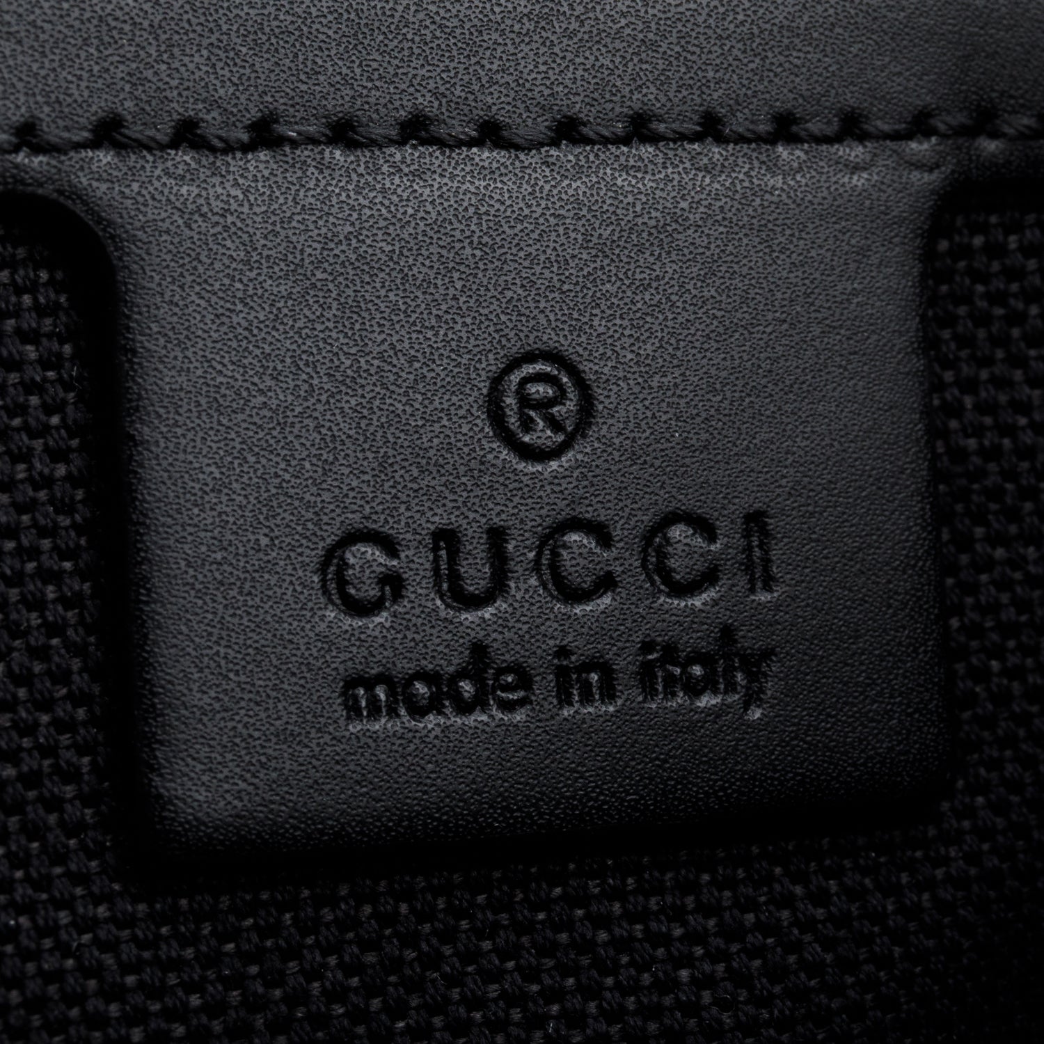Gucci Black GG Supreme Tigers Belt Bag