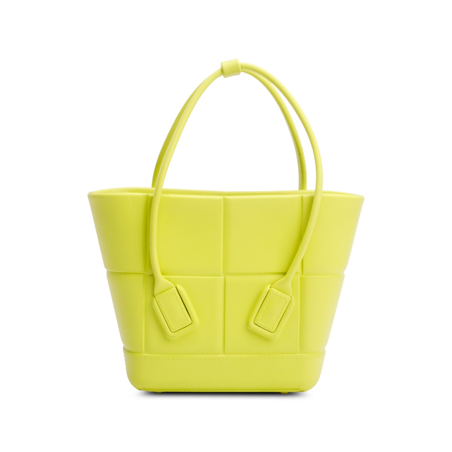 Bottega Veneta Kiwi Rubber Mini Arco Tote