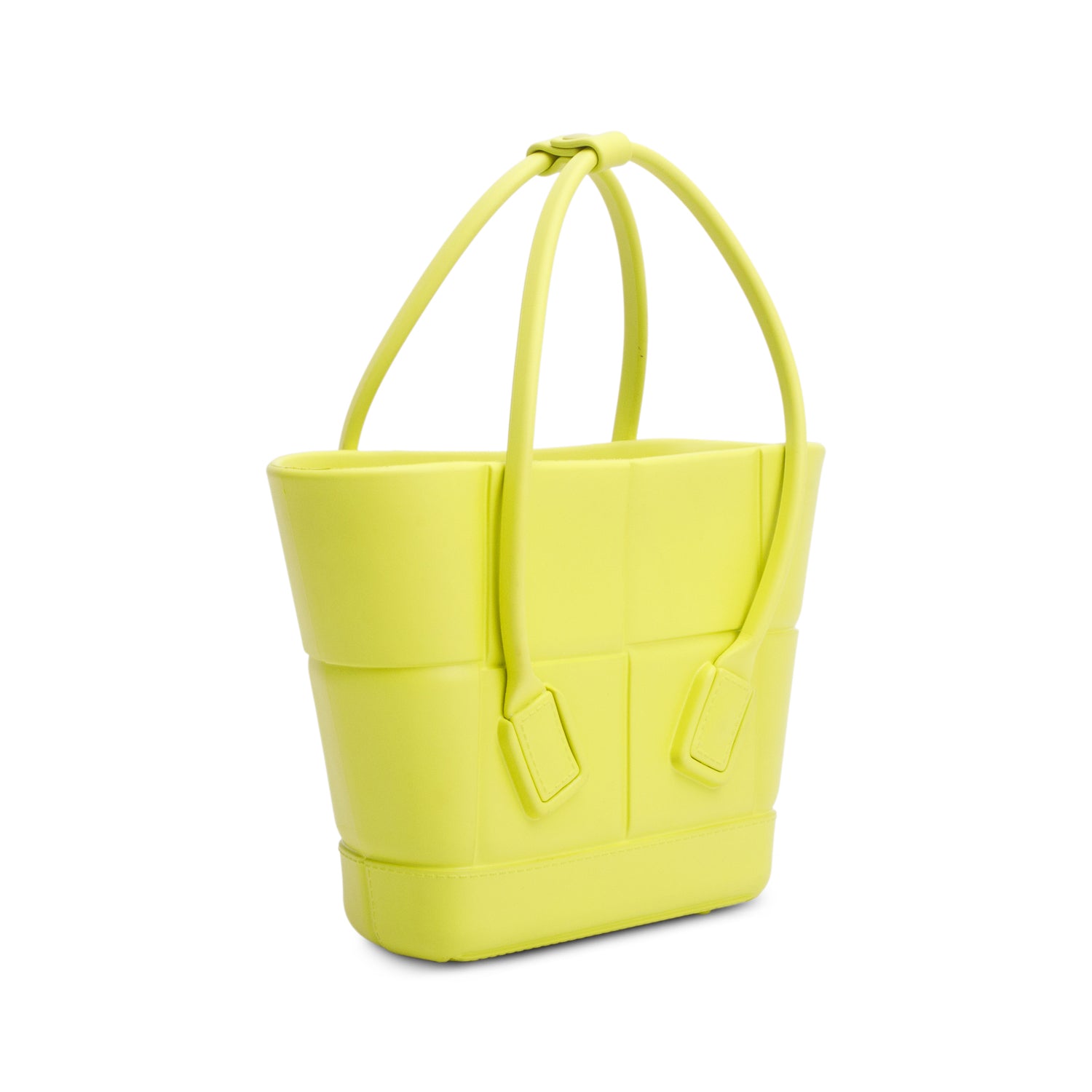 Bottega Veneta Kiwi Rubber Mini Arco Tote