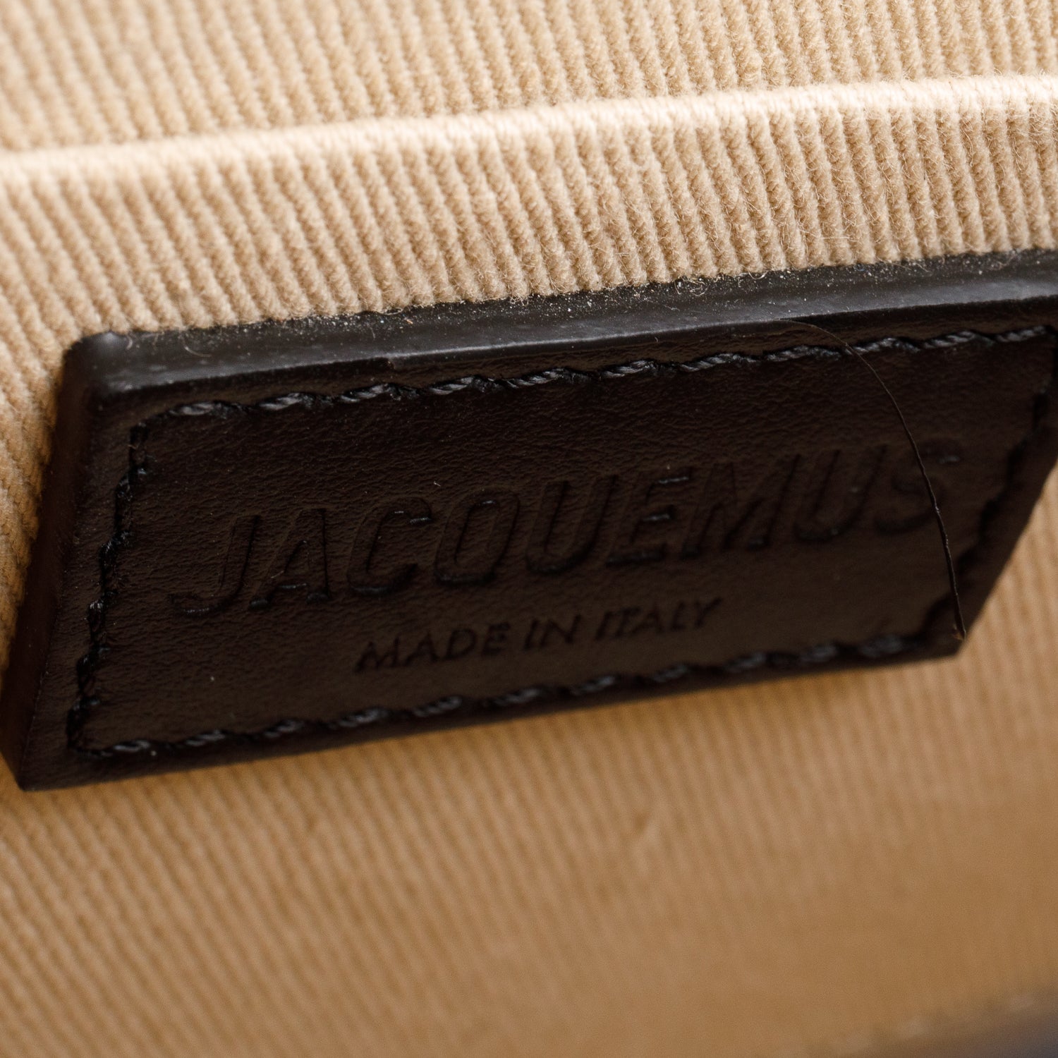 Jacquemus Black Leather Le Grand Chiquito Bag
