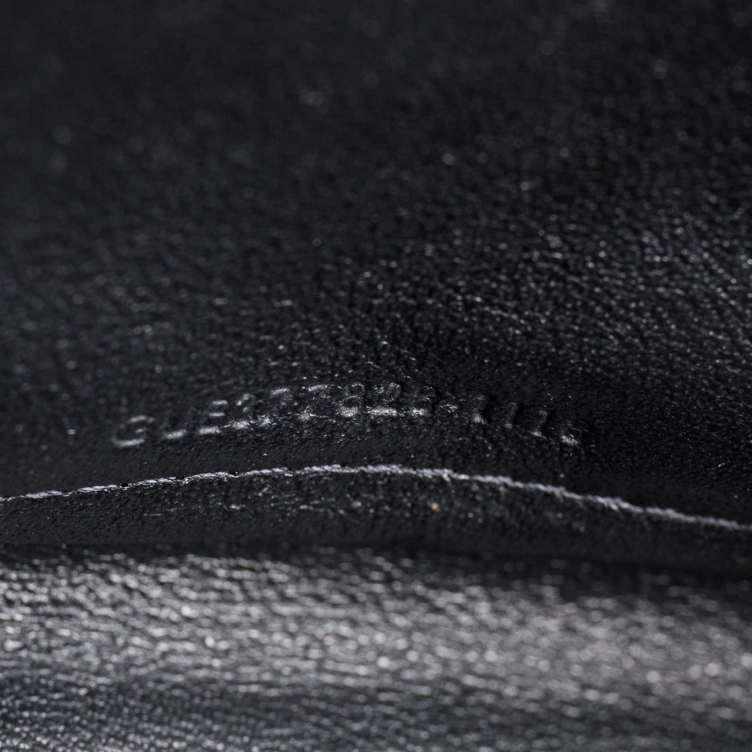 Saint Laurent Black Grain De Poudre Leather Cassandre Envelope Chain Wallet w/ Box