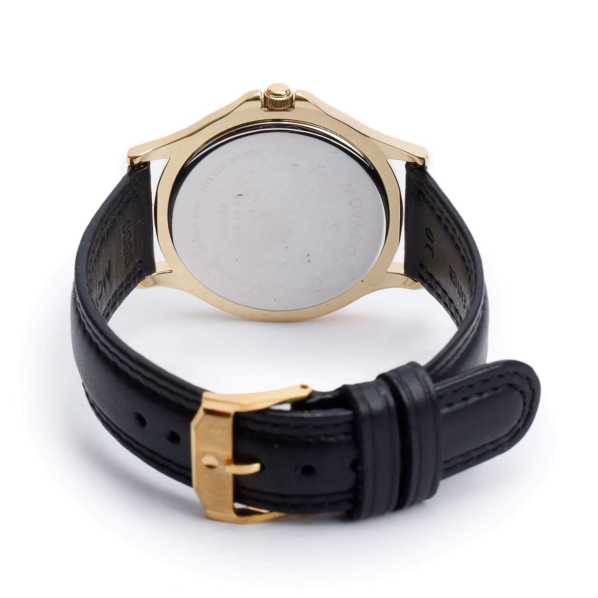 Movado Gold Plated Stainless Steel Museum 35 MM Quartz Watch