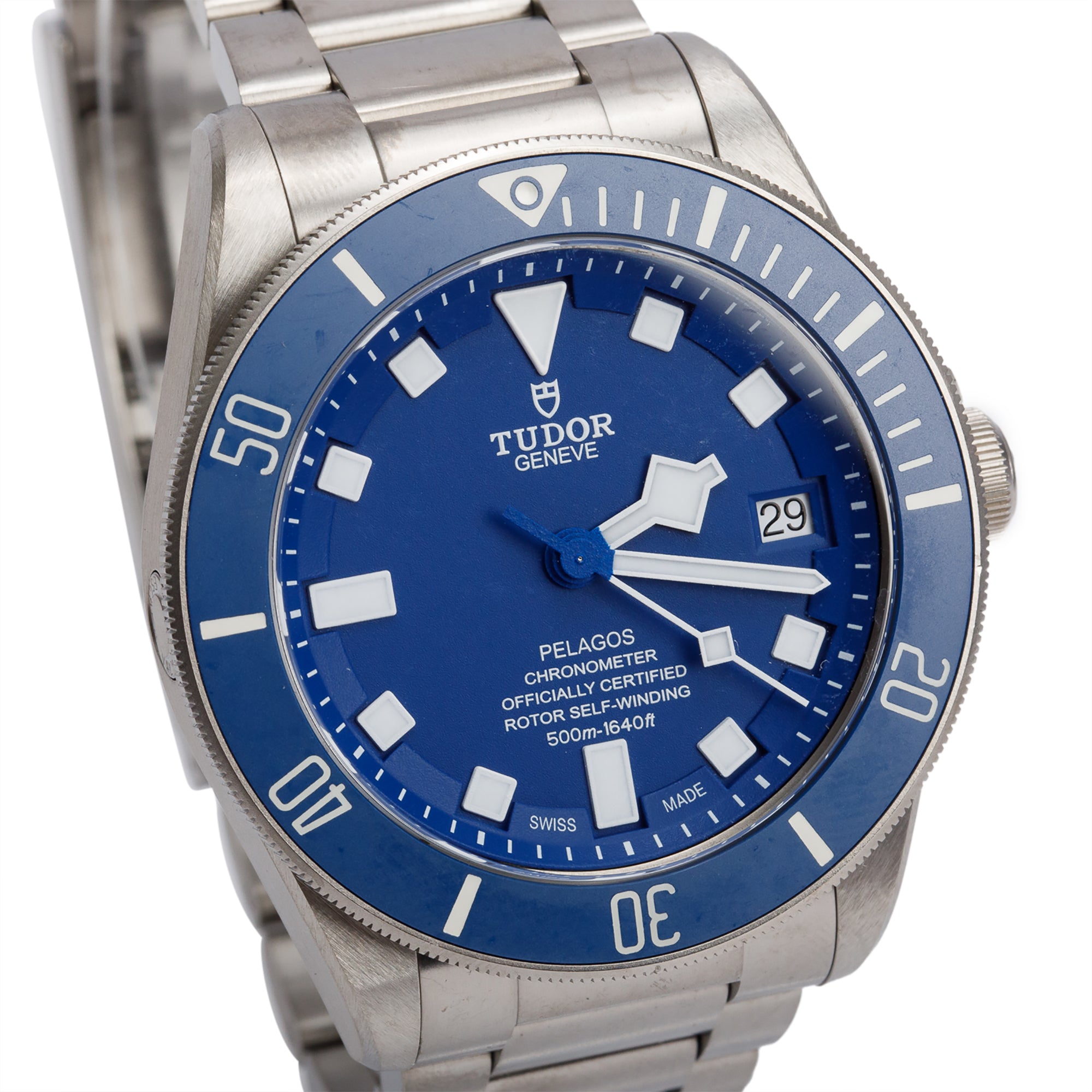 Tudor 2022 Titanium Blue Dial Pelagos 42 MM Automatic Watch 25600TB w/ Box & Papers