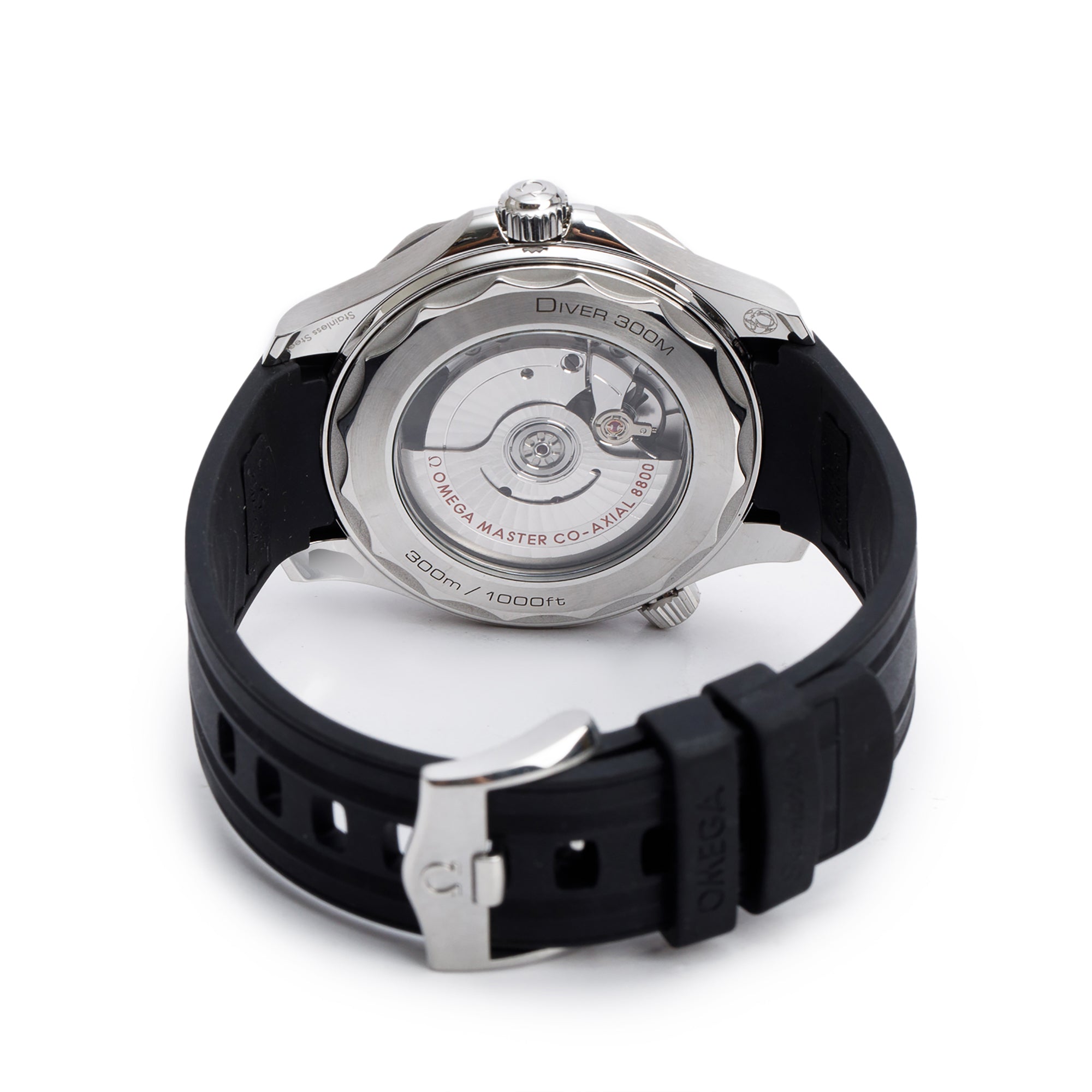 Omega 2023 Stainless Steel Seamaster Diver 300M Co-Axial Master Chronometer 42 MM Automatic Watch White Dial w/ Box & Papers