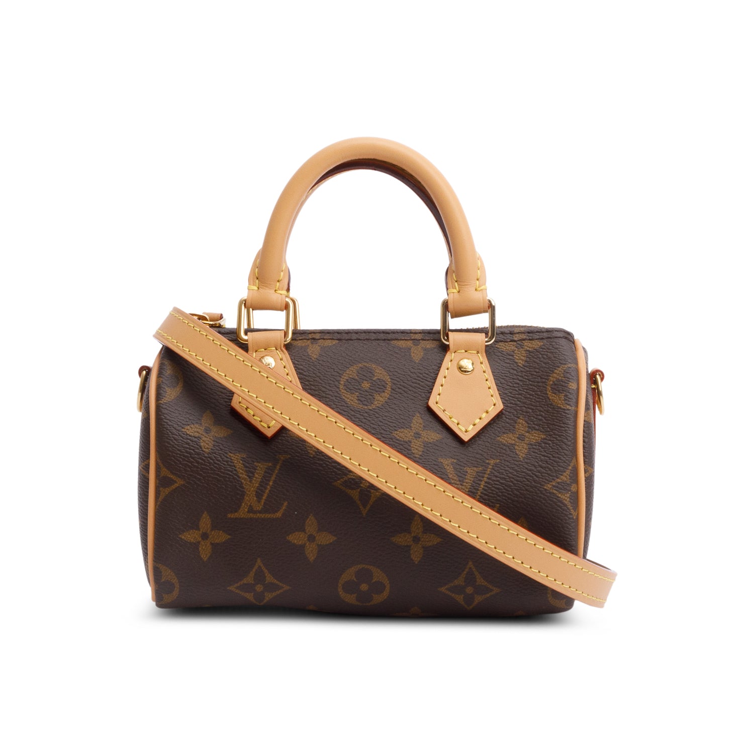 Louis Vuitton 2023 Monogram Nano Speedy w/ Strap