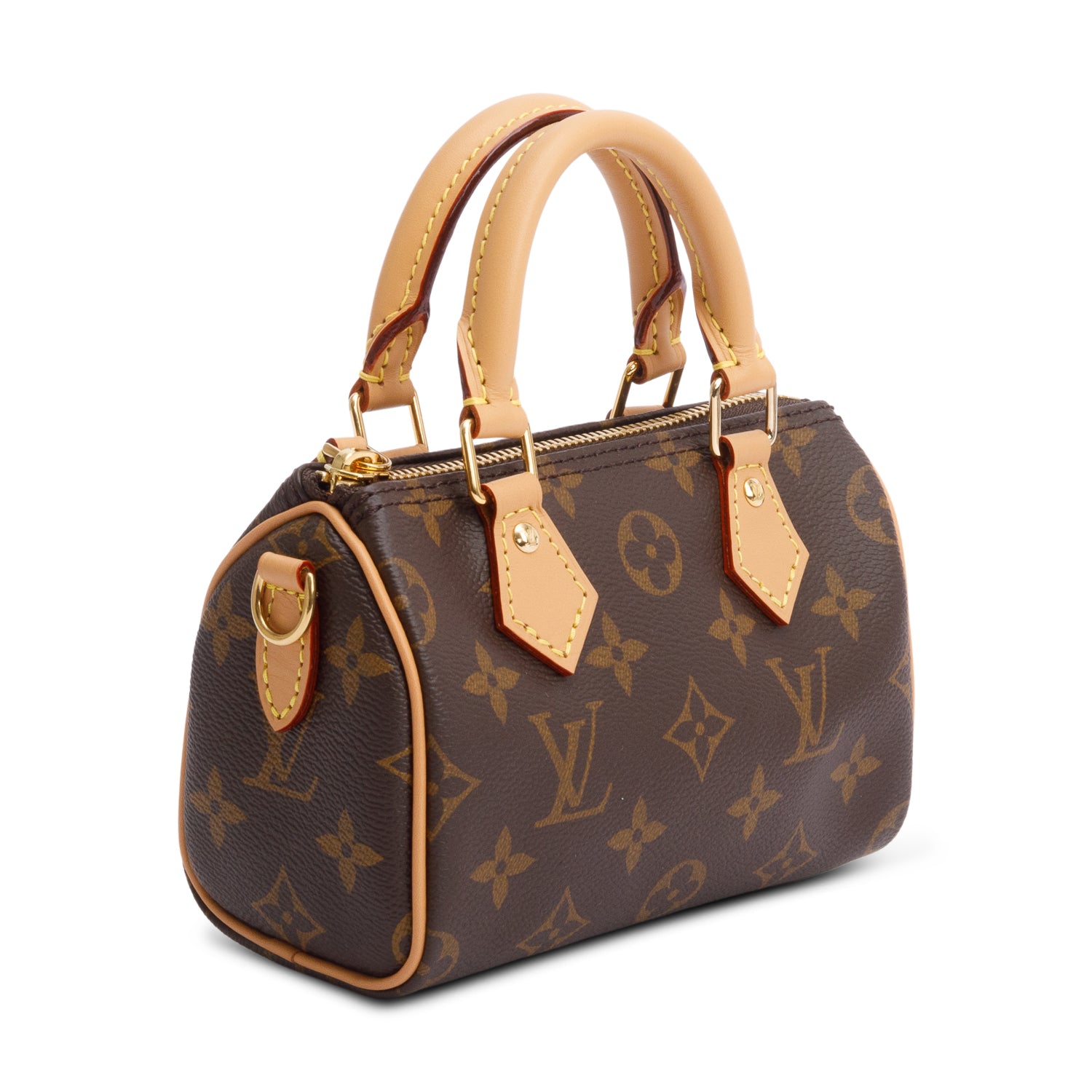 Louis Vuitton 2023 Monogram Nano Speedy w/ Strap