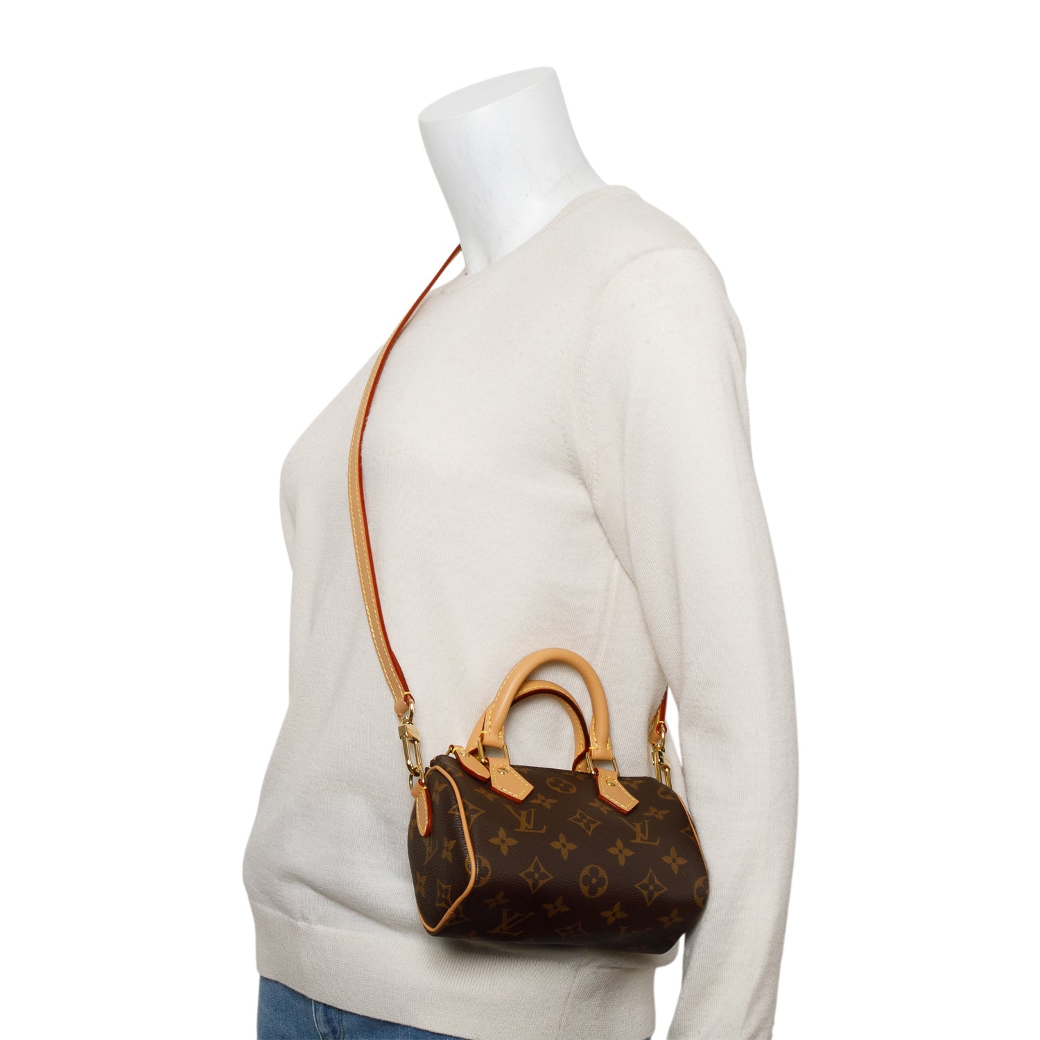 Louis Vuitton 2023 Monogram Nano Speedy w/ Strap