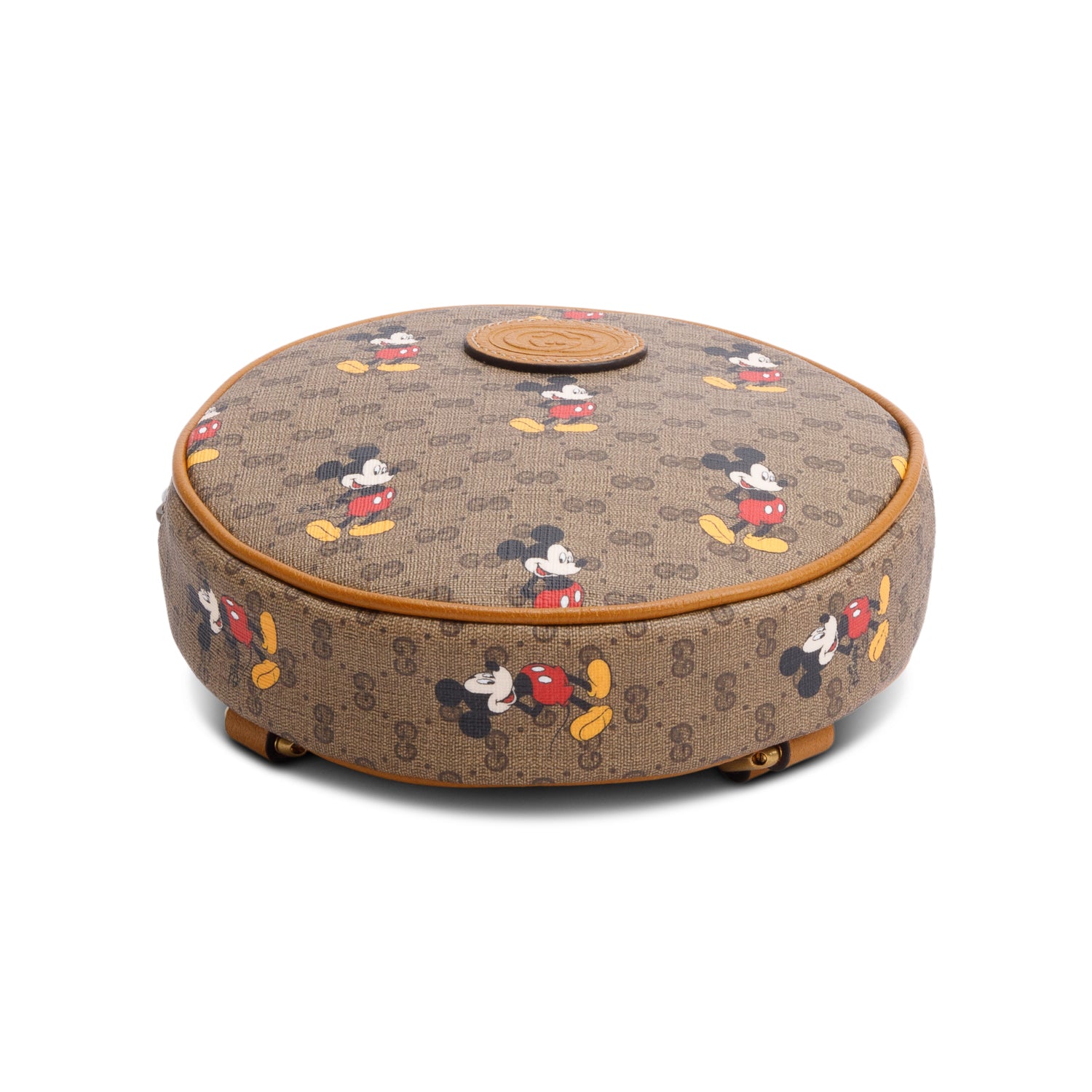 Gucci x Disney GG Supreme Mickey Mouse Candy GG Round Backpack