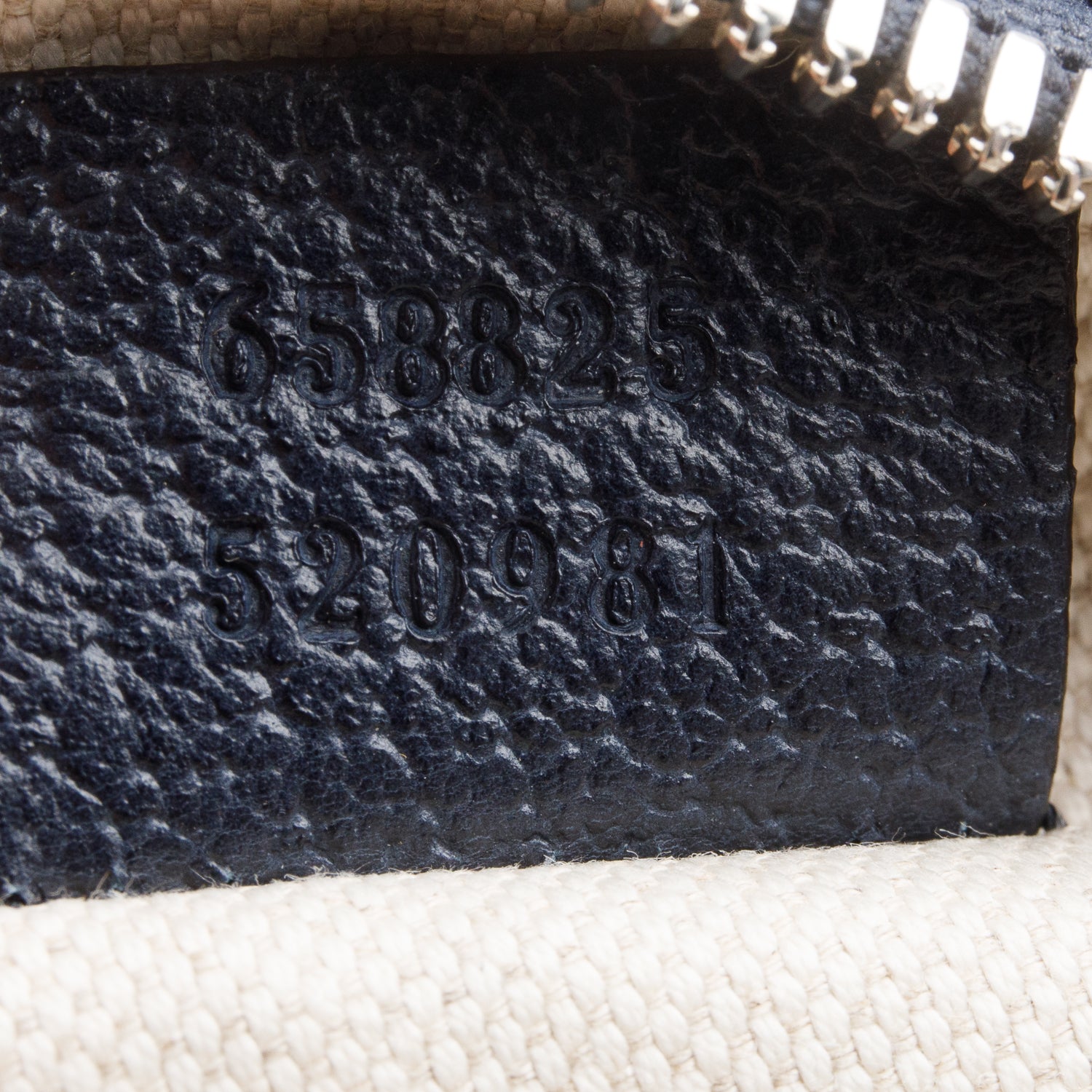 Gucci Pink GG Canvas Navy Leather Mini Round Crossbody Bag