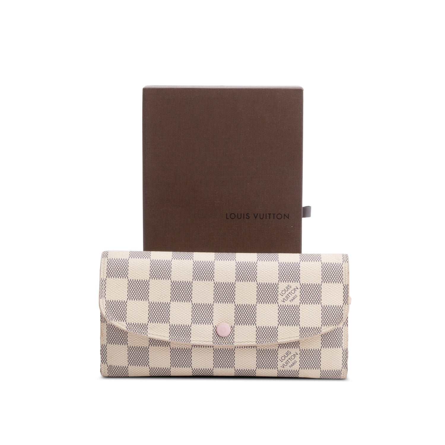 Louis Vuitton Damier Azur Emilie Wallet w/ Box