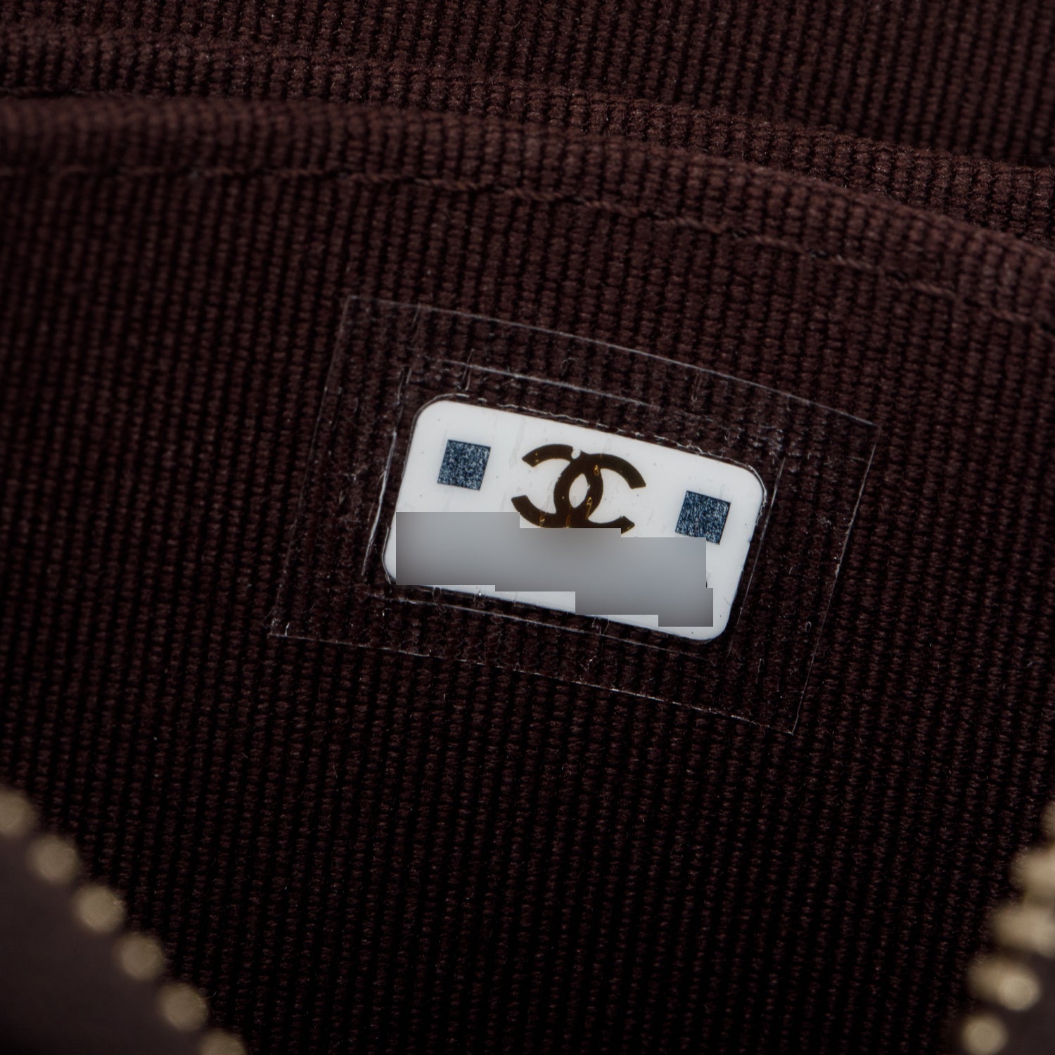 Chanel Brown Caviar Leather Classic Zipped Coin Purse w/ Box
