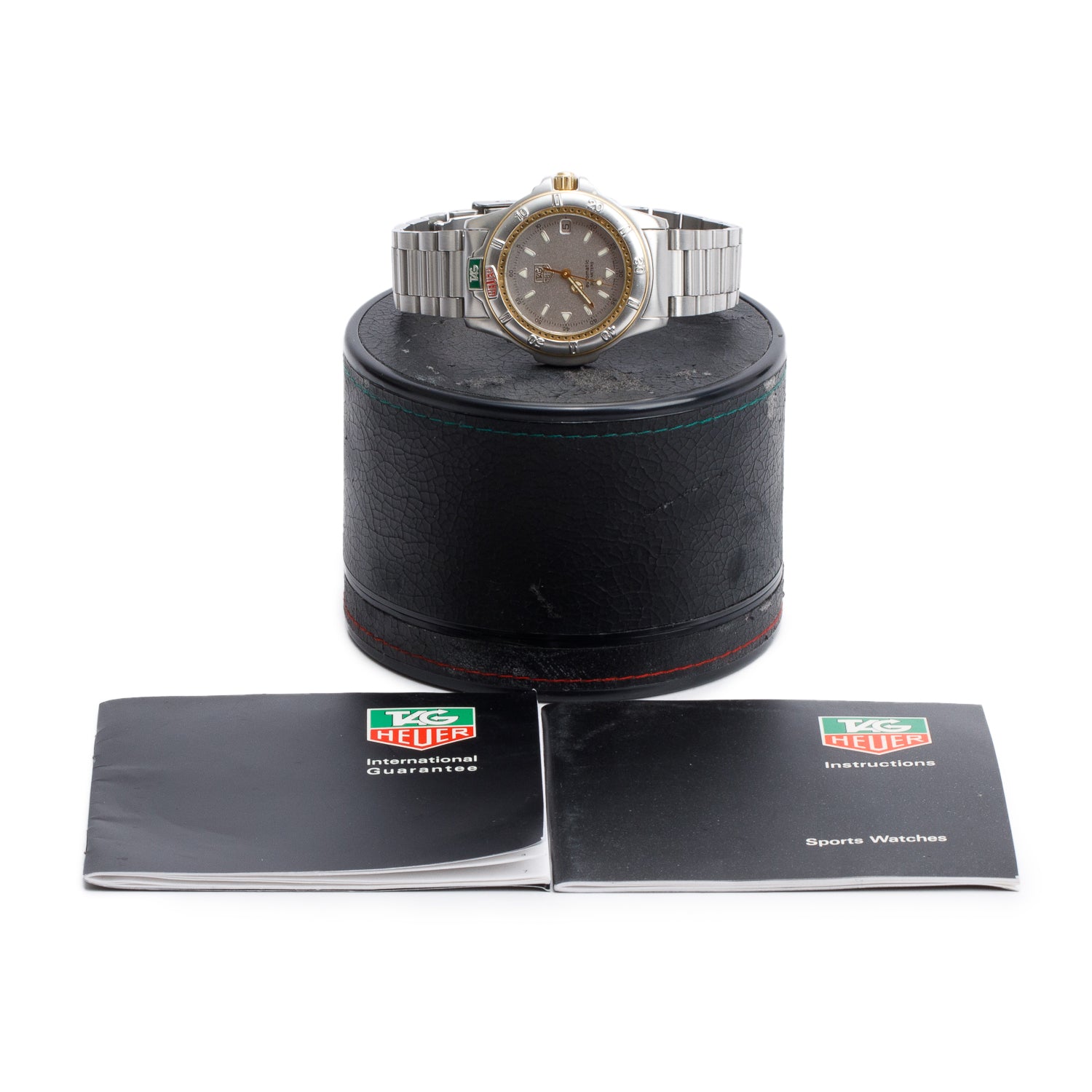 Tag Heuer Vintage Two-Tone Stainless Steel 4000 Series 38 MM Automatic Watch 695.706KA w/ Box & Papers