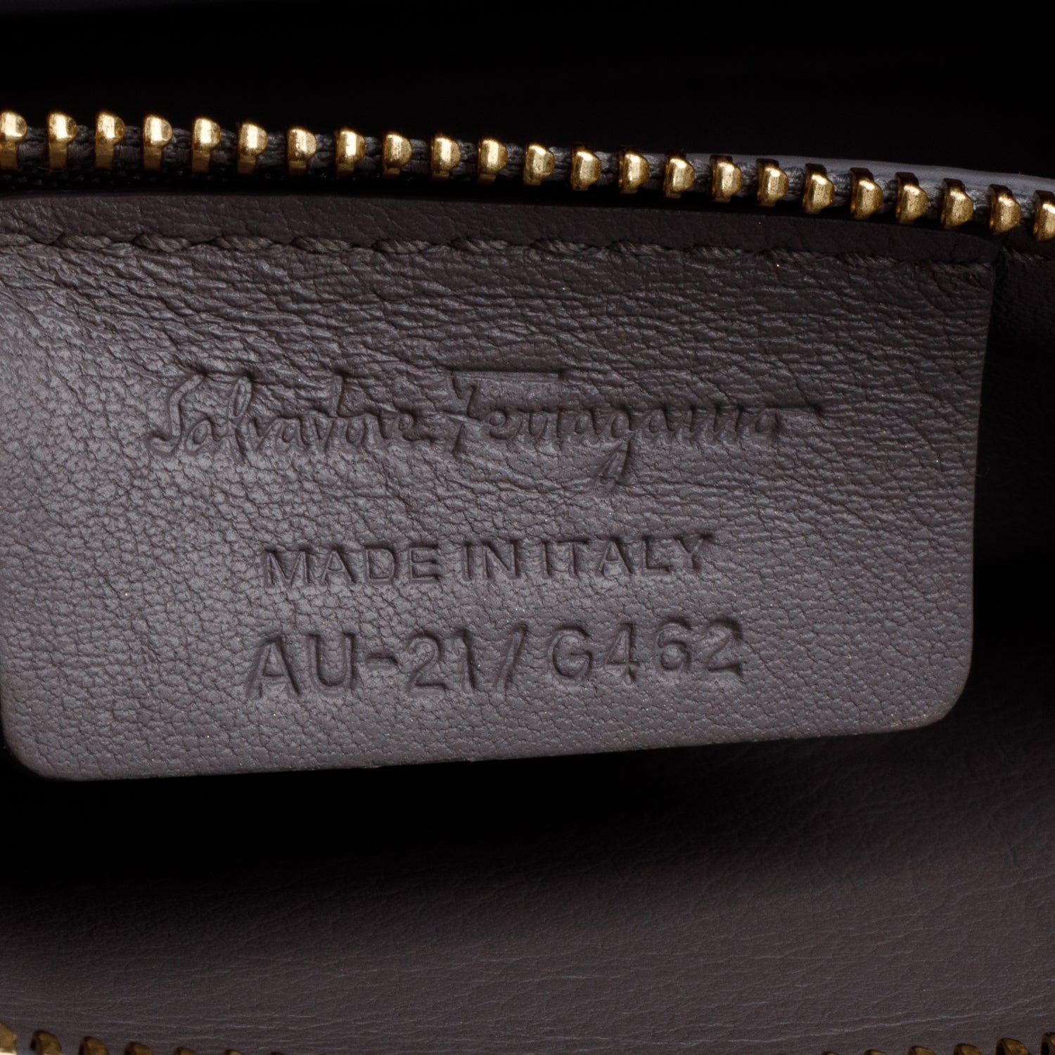 Ferragamo Grey Calfskin Leather Medium Ginny Bow Flap Bag