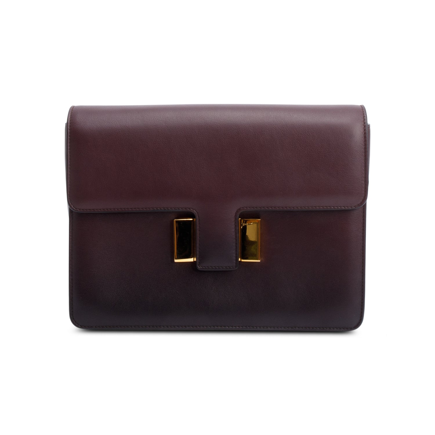 Tom Ford Burgundy Leather Large Sienna Crossbody Bag