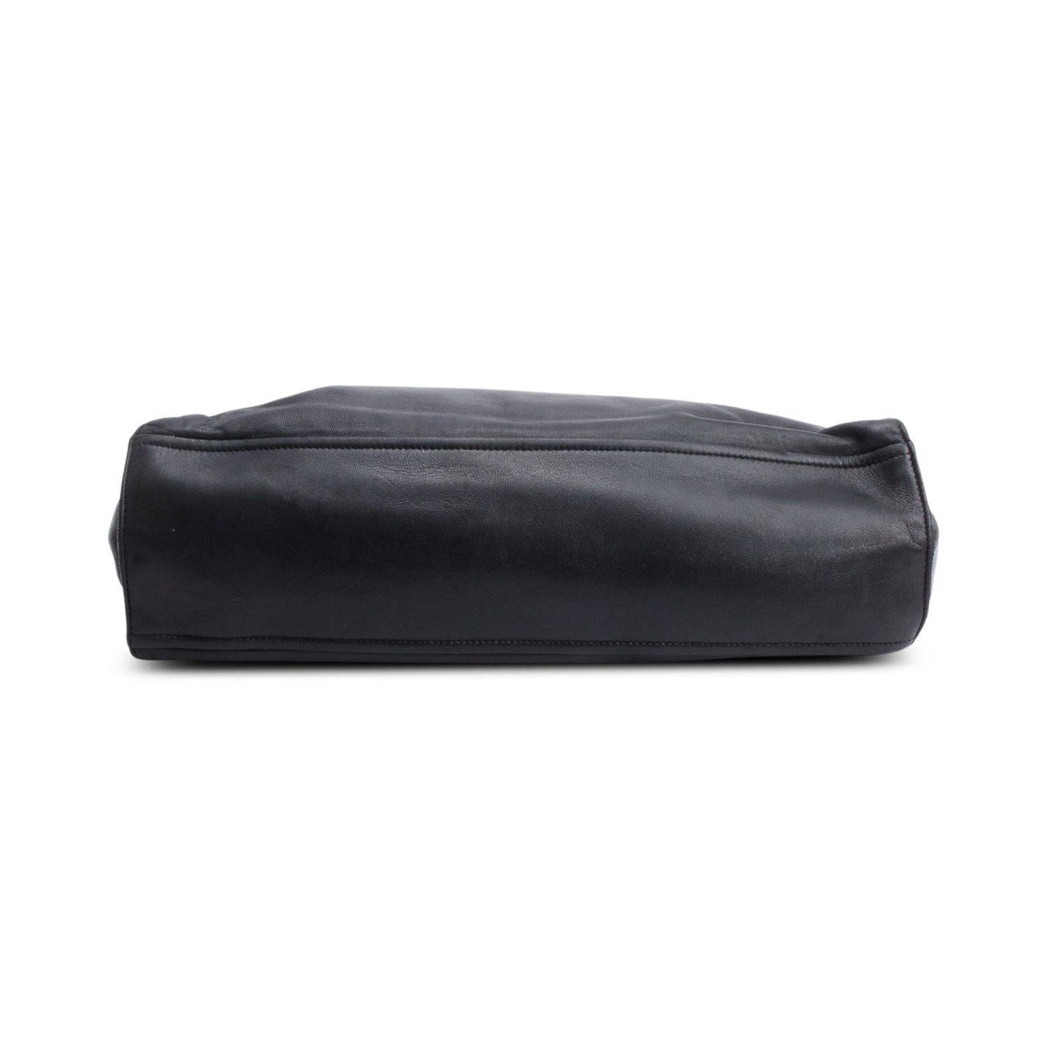 Prada Black Nappa Leather Acciaio Tote
