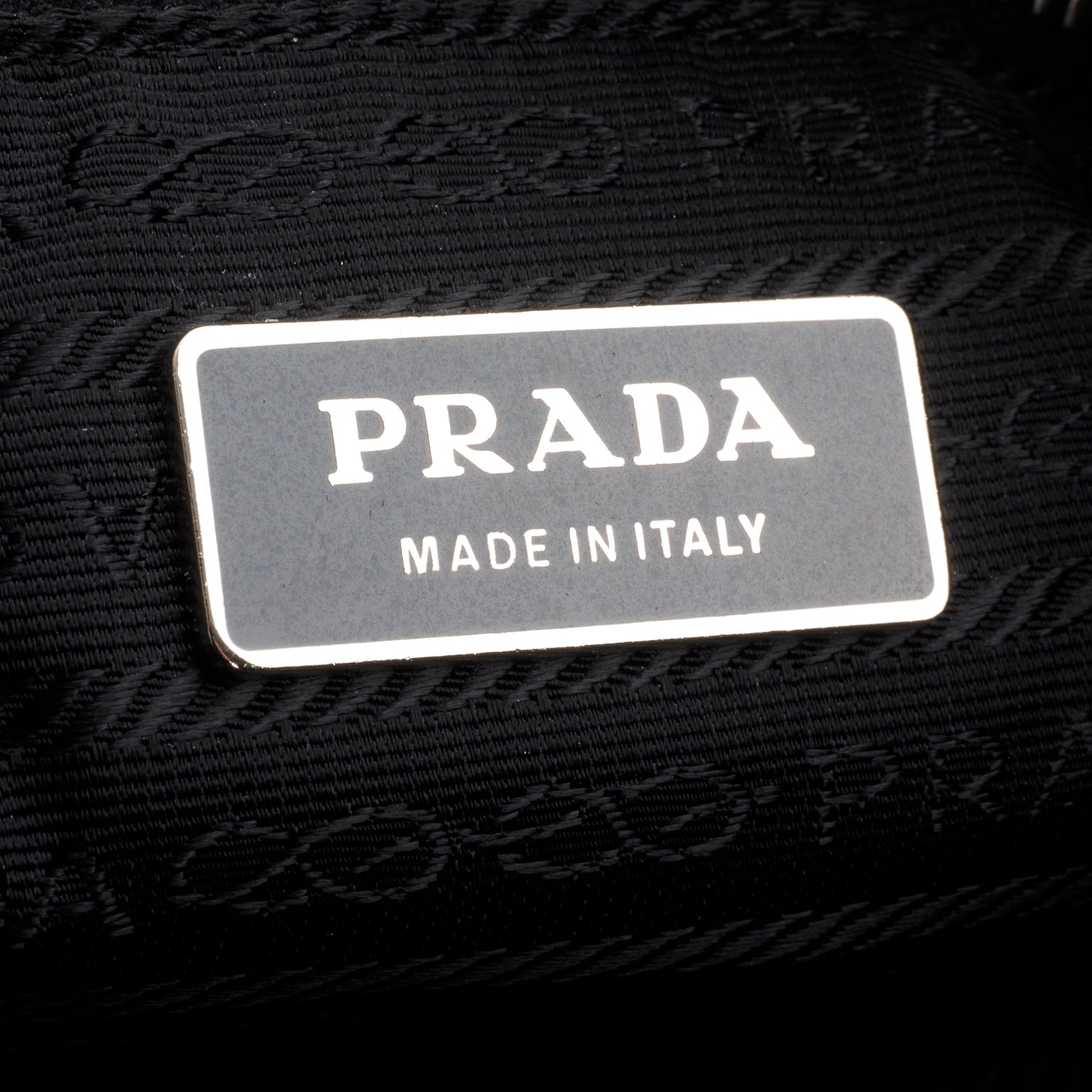 Prada Black Nappa Leather Acciaio Tote