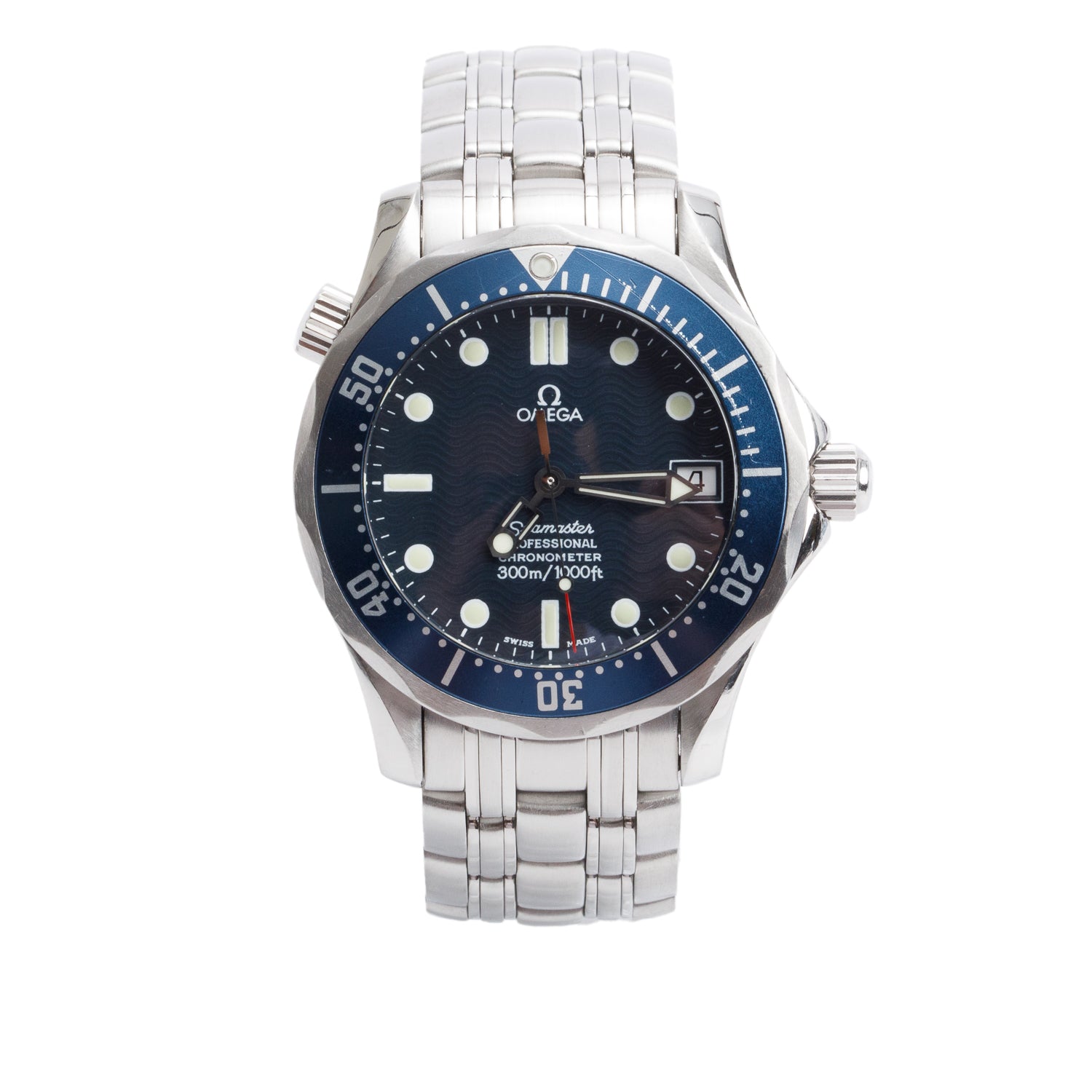 Omega Stainless Steel Seamaster Diver 300M Profesional Chronometer 36.25 MM Automatic Watch w/ Box & Papers