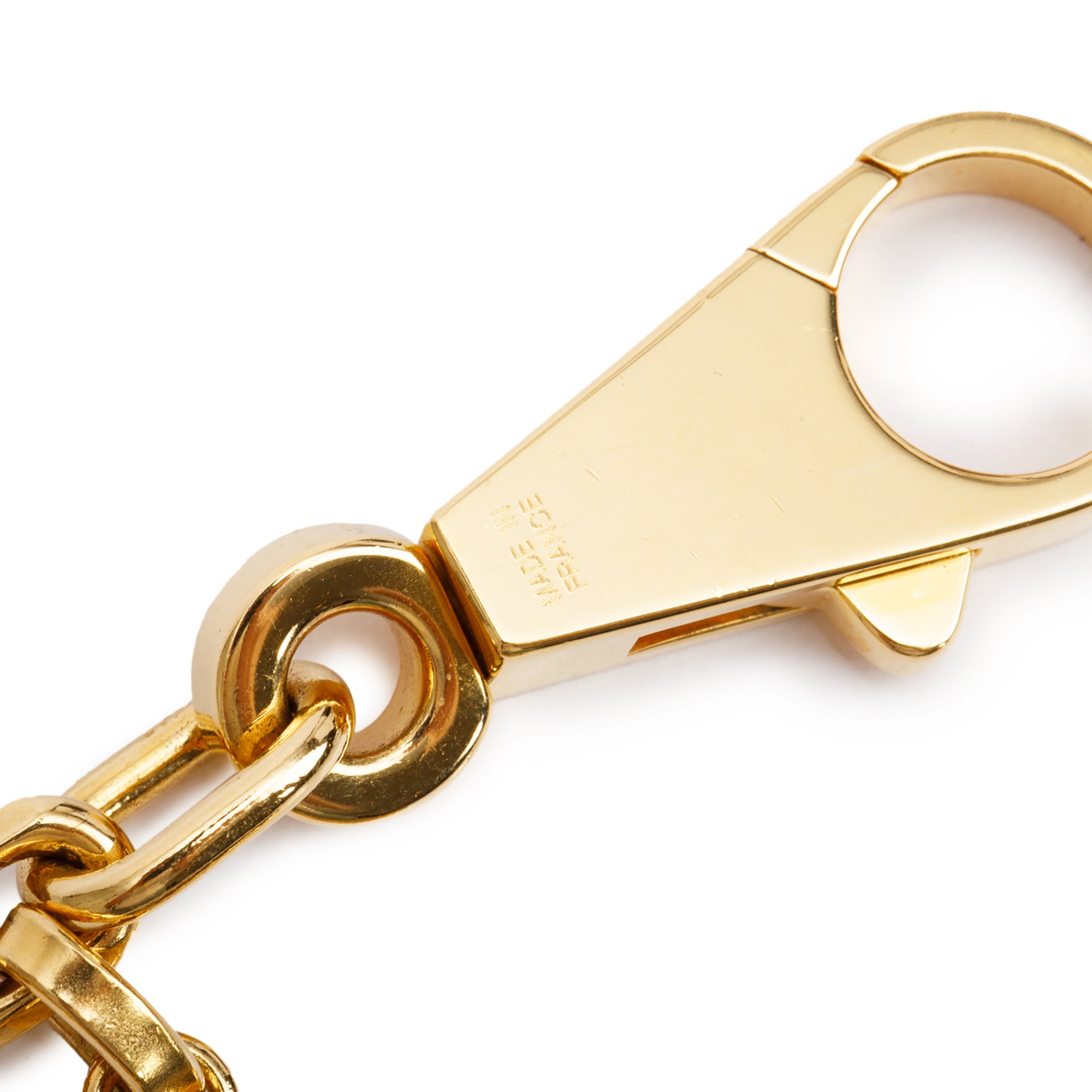 Hermes Yellow Gold Plated Breloque Olga Bag Charm w/ Box