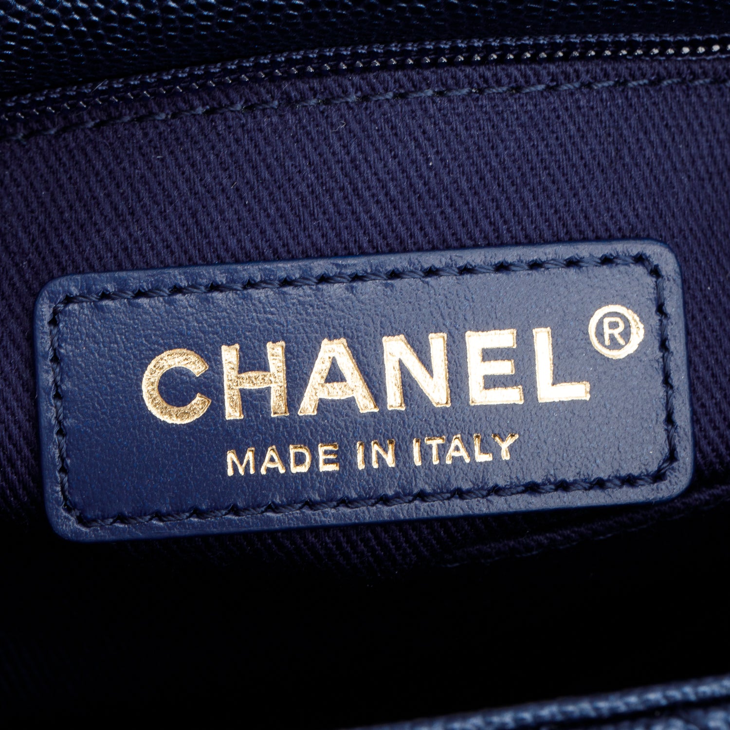 Chanel 2020 Blue Irisdescent Quilted Caviar Leather Mini Coco Top Handle Flap Bag w/ Box & Authenticity Card